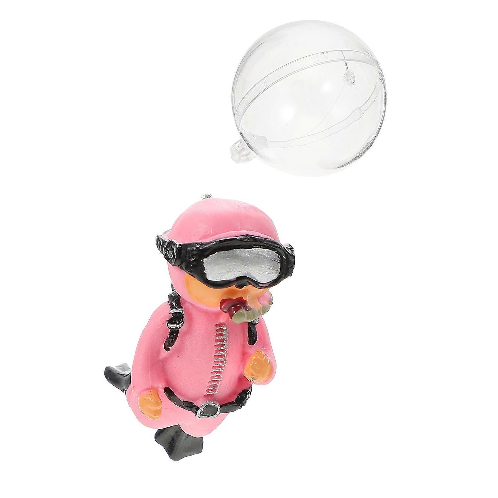 Water Tank Diver Model Decor for Aquarium Floating Adornment