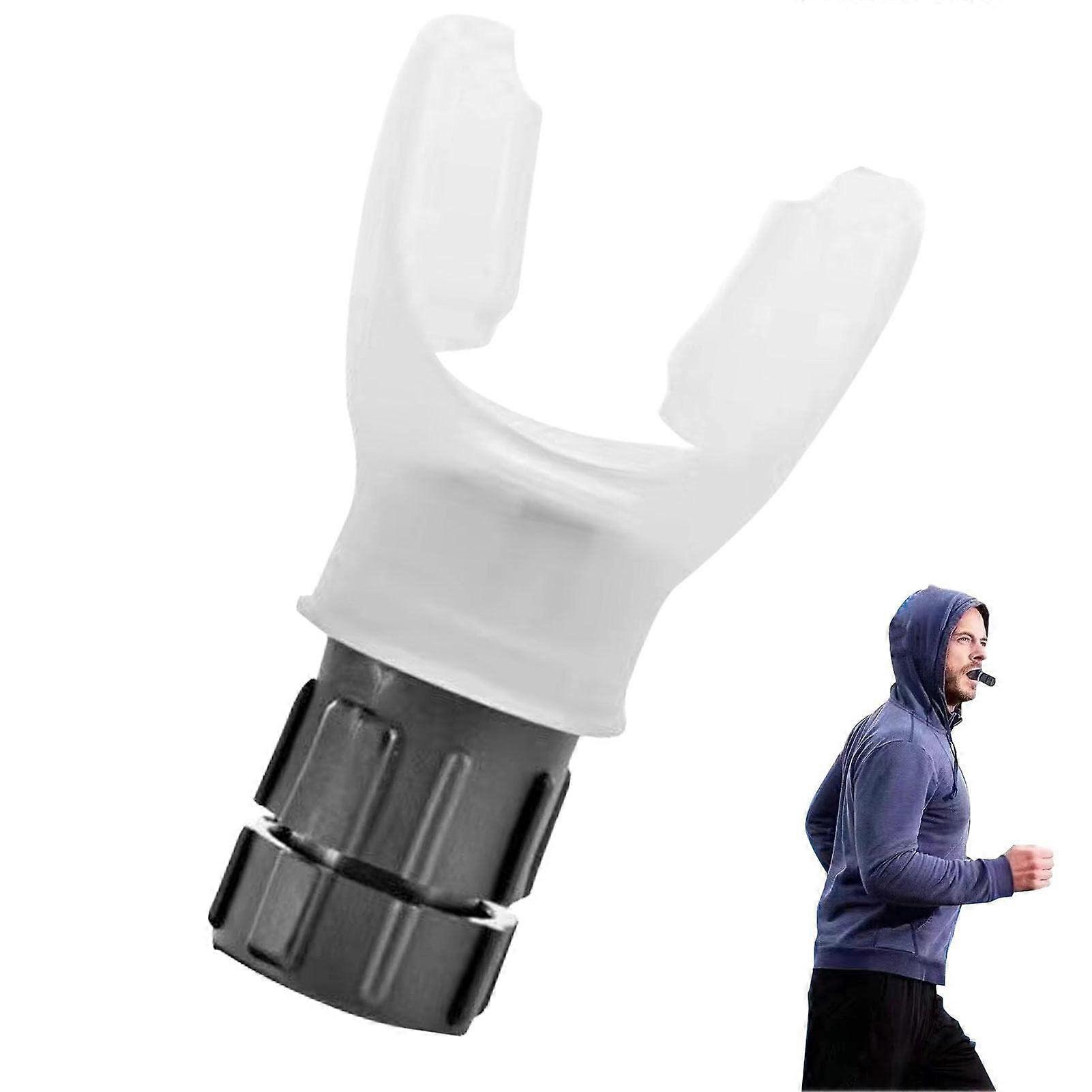 Lung Exerciser Breathing Trainer Lung Breathing Exerciser Device Lung Flexer White