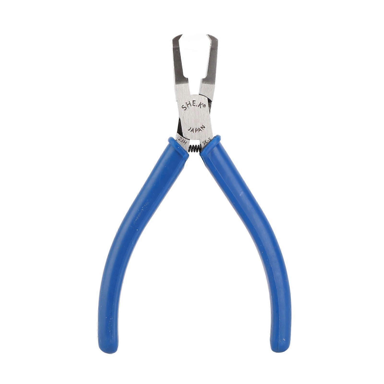 Micro Nipper 4.5in Return Spring Automatic Opening Top Cutting Pliers Ergonomic End Nipper for Plastic