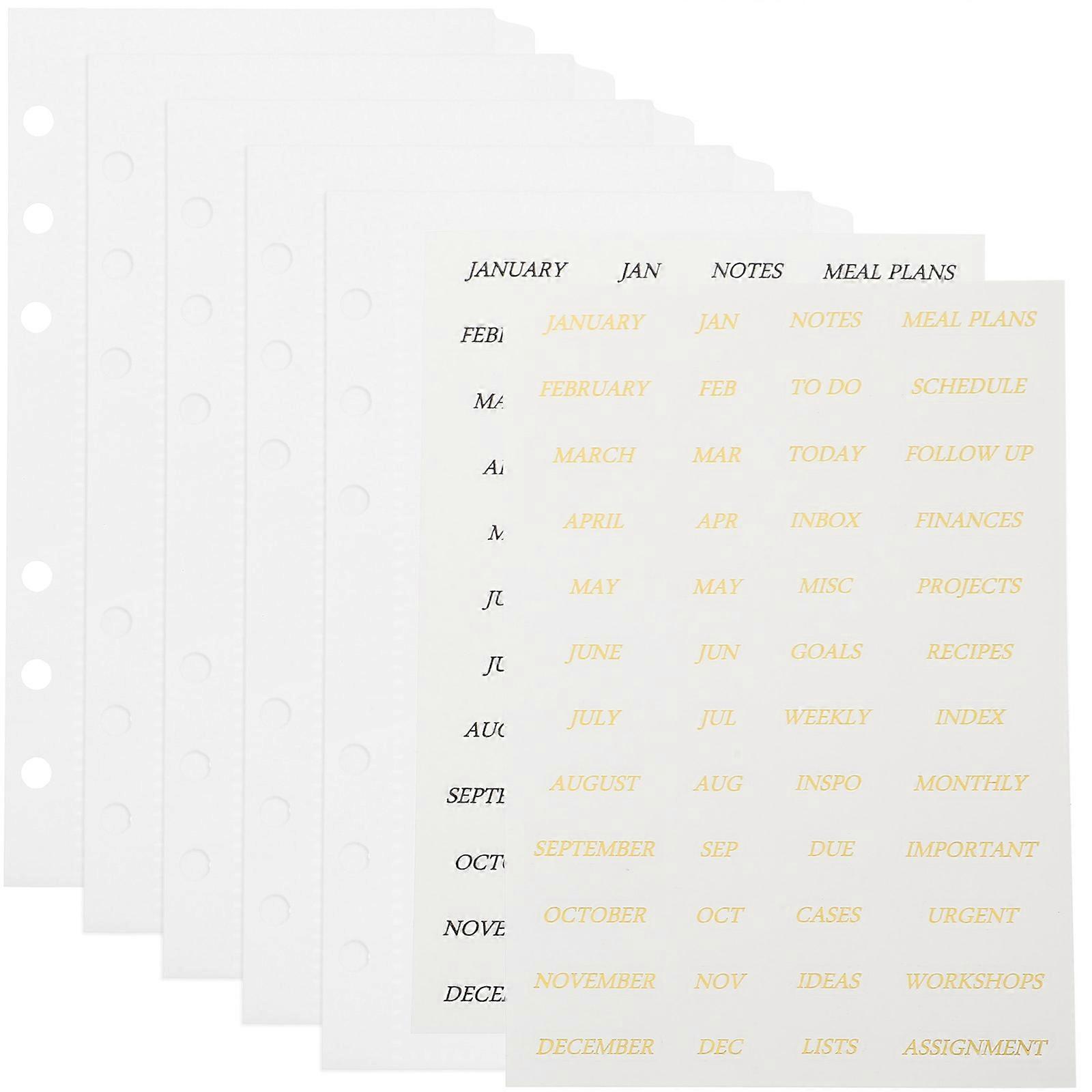 Replaceable Binder Pocket Multi-Use Budget Insert for 3Sets