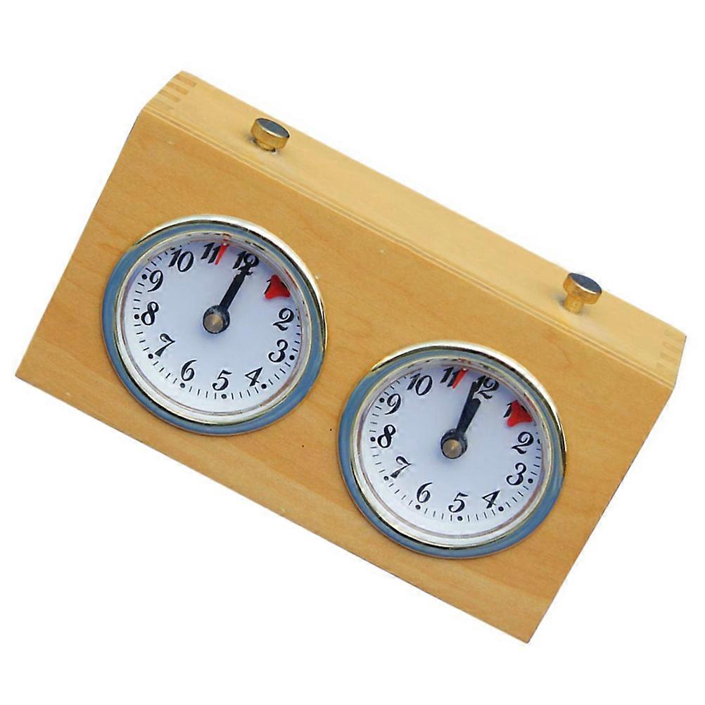 Chess Clock Mechanical Timer for Game Use 1Pcs Portable Convenient Timing Device
