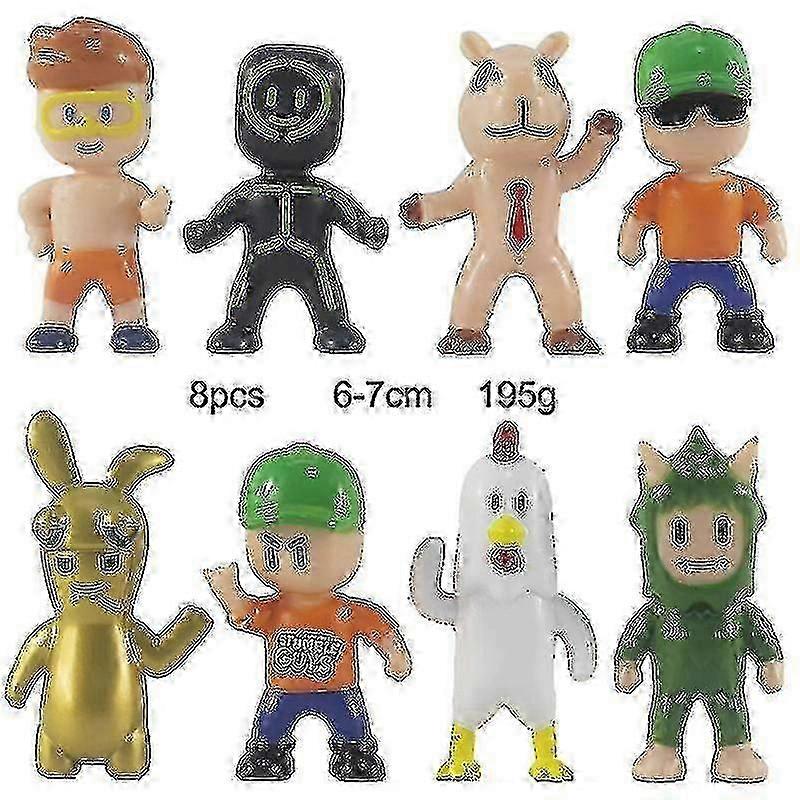 Pvc Guy Battle Game Characters Model Stumble Guys Anime Action & Toy Figures Set For Child