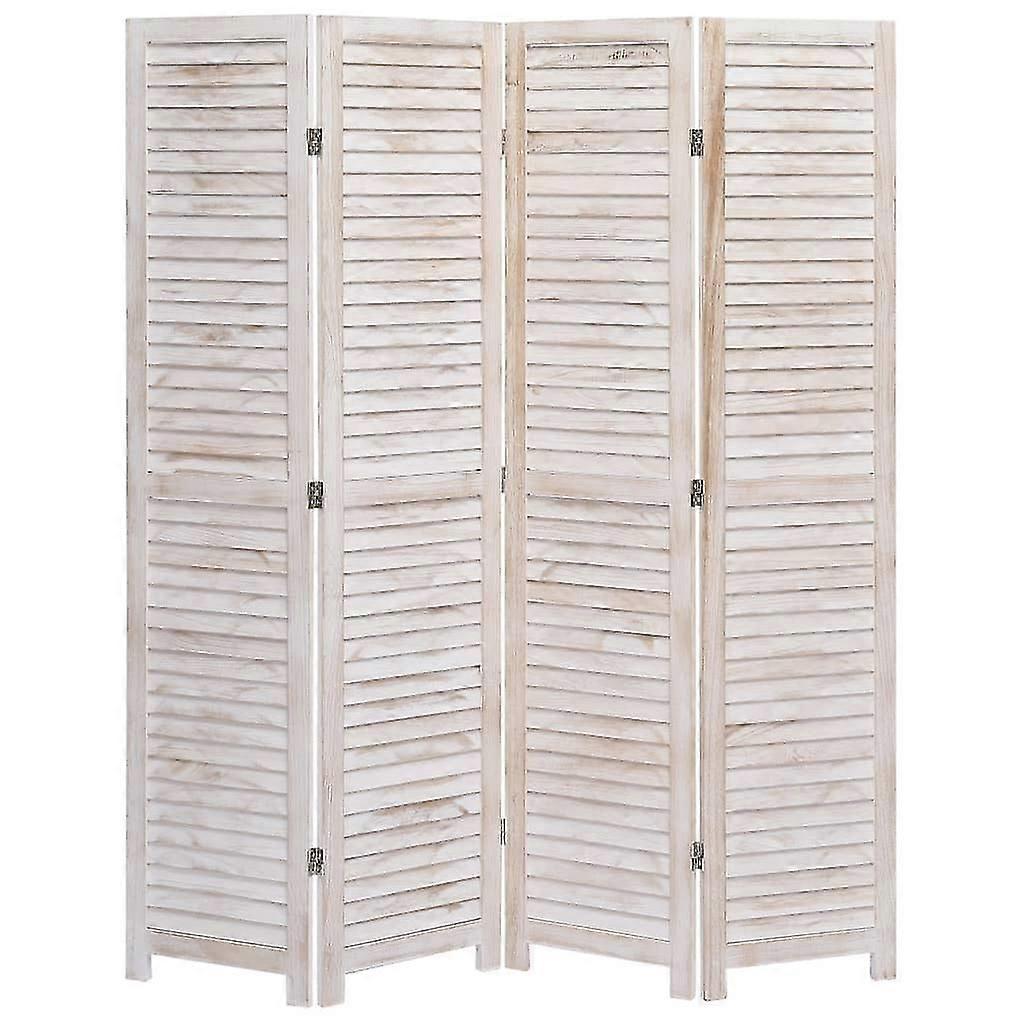 Divisorio a 4 pannelli 140x165 Cm Legno