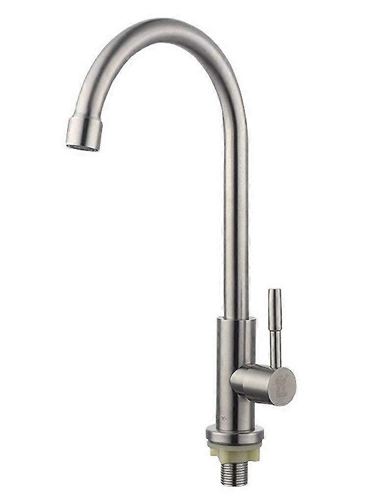Sink Mixer Tap Single Handle PullOut Kitchen Sink Faucet Stainless Steel Cold Style 1