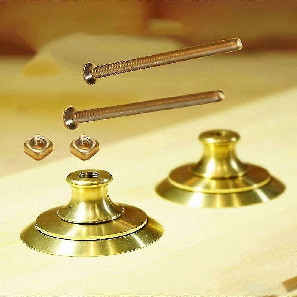Brass 200/350 Scale Ship Display Stands, 2pcs, 73x28mm, Split Design for Warship Models