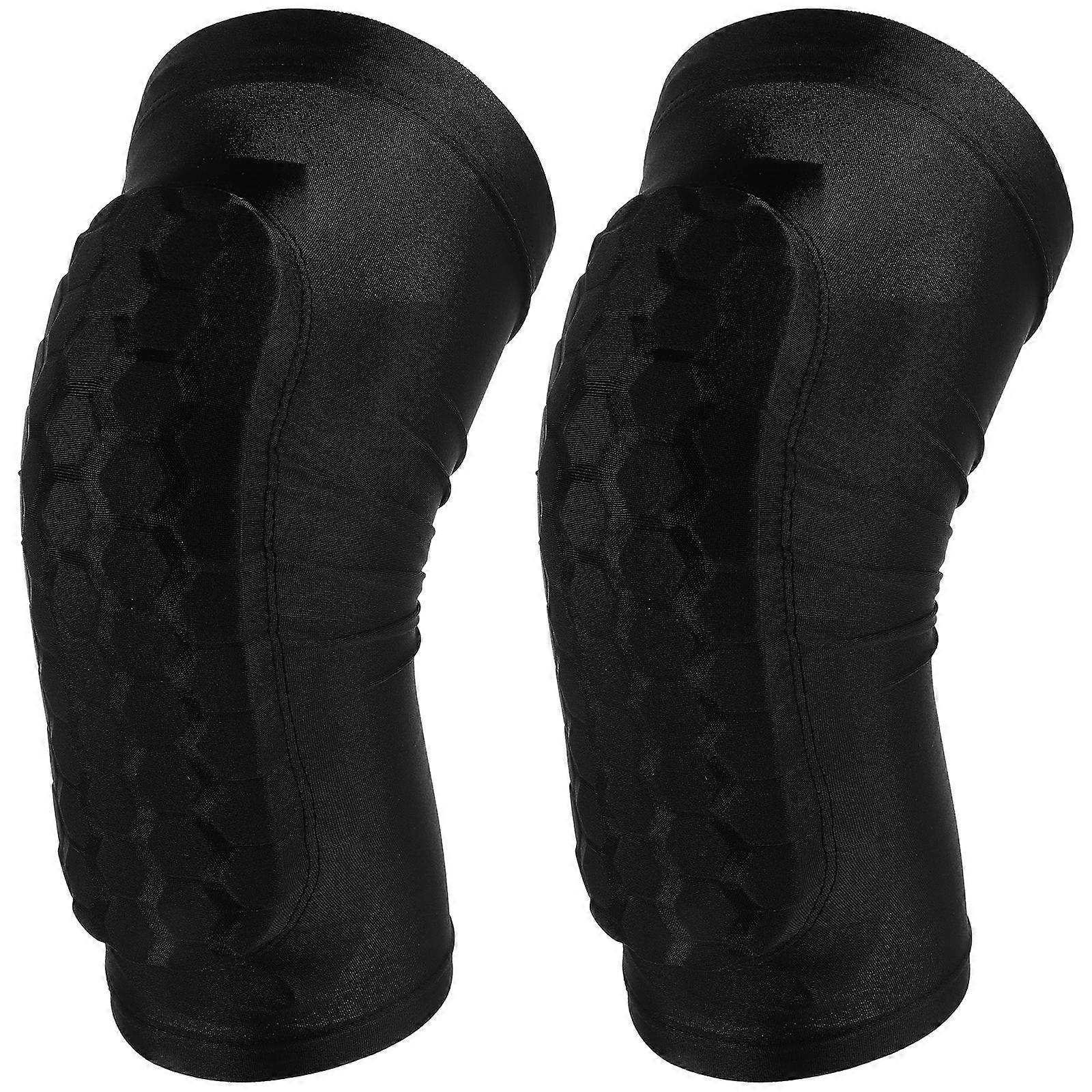 Soccer Breathable Calf Guards with Impact Protection 2Pairs
