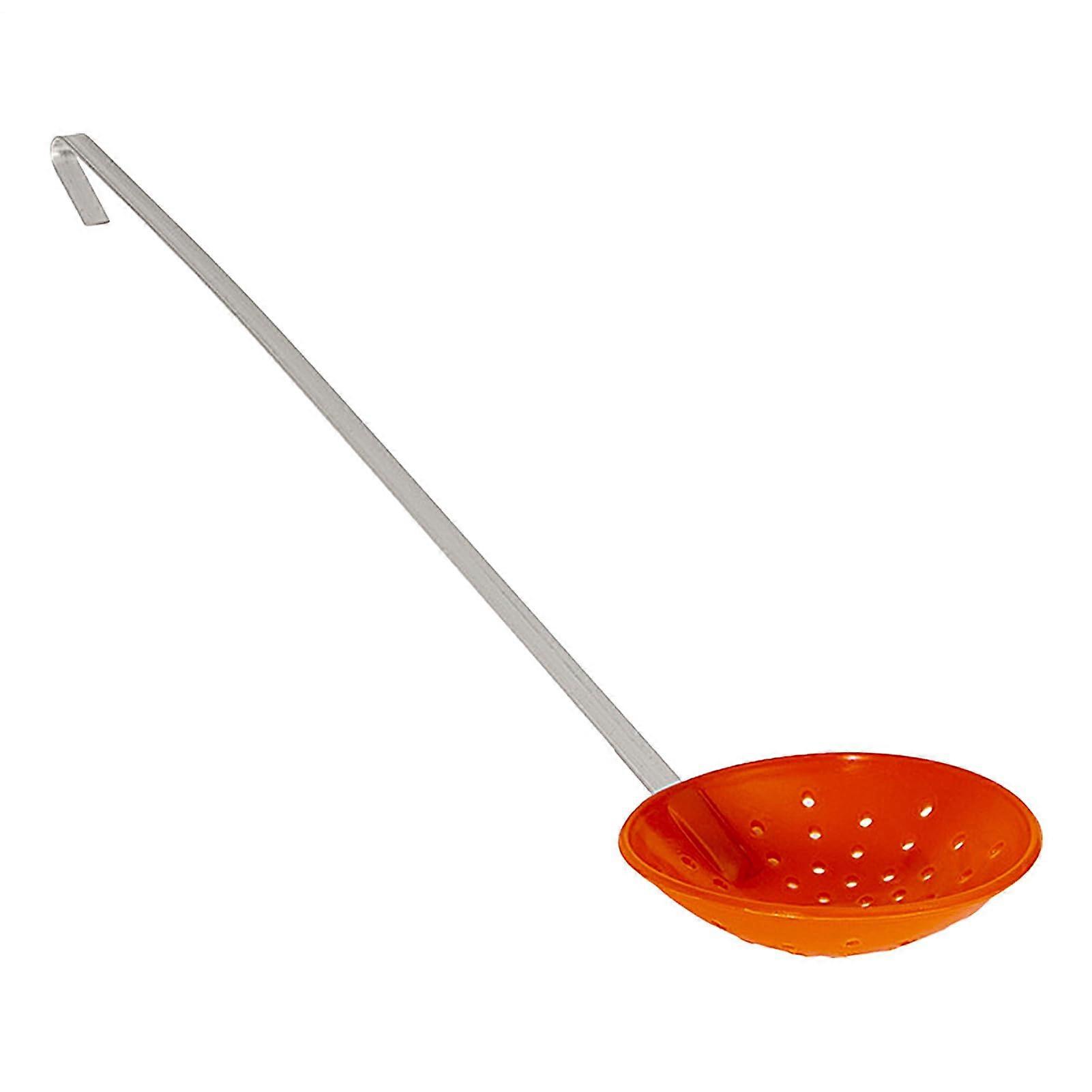 Ice Fishing Ladle Aluminum Alloy LongHandle Ice Spoons 46x11.5x7.5 Cm Silver Hanging Handle Winter Angling Tool