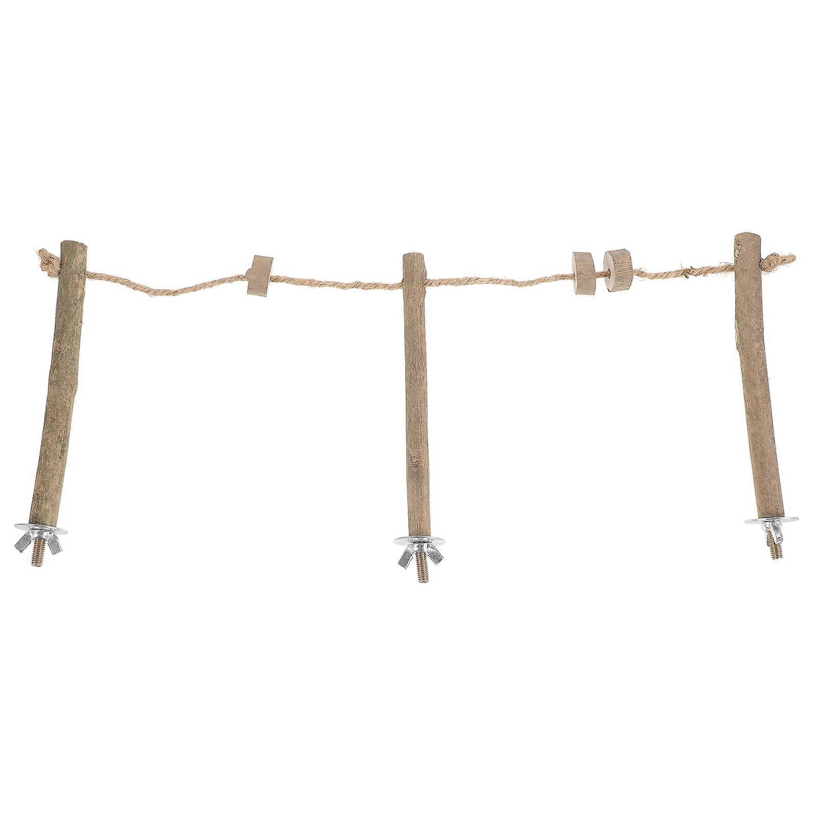 Rectangular Bird Cage Stand For Birds And Parrots 40x14.7cm Ideal For Exercise And Playing 3Pcs