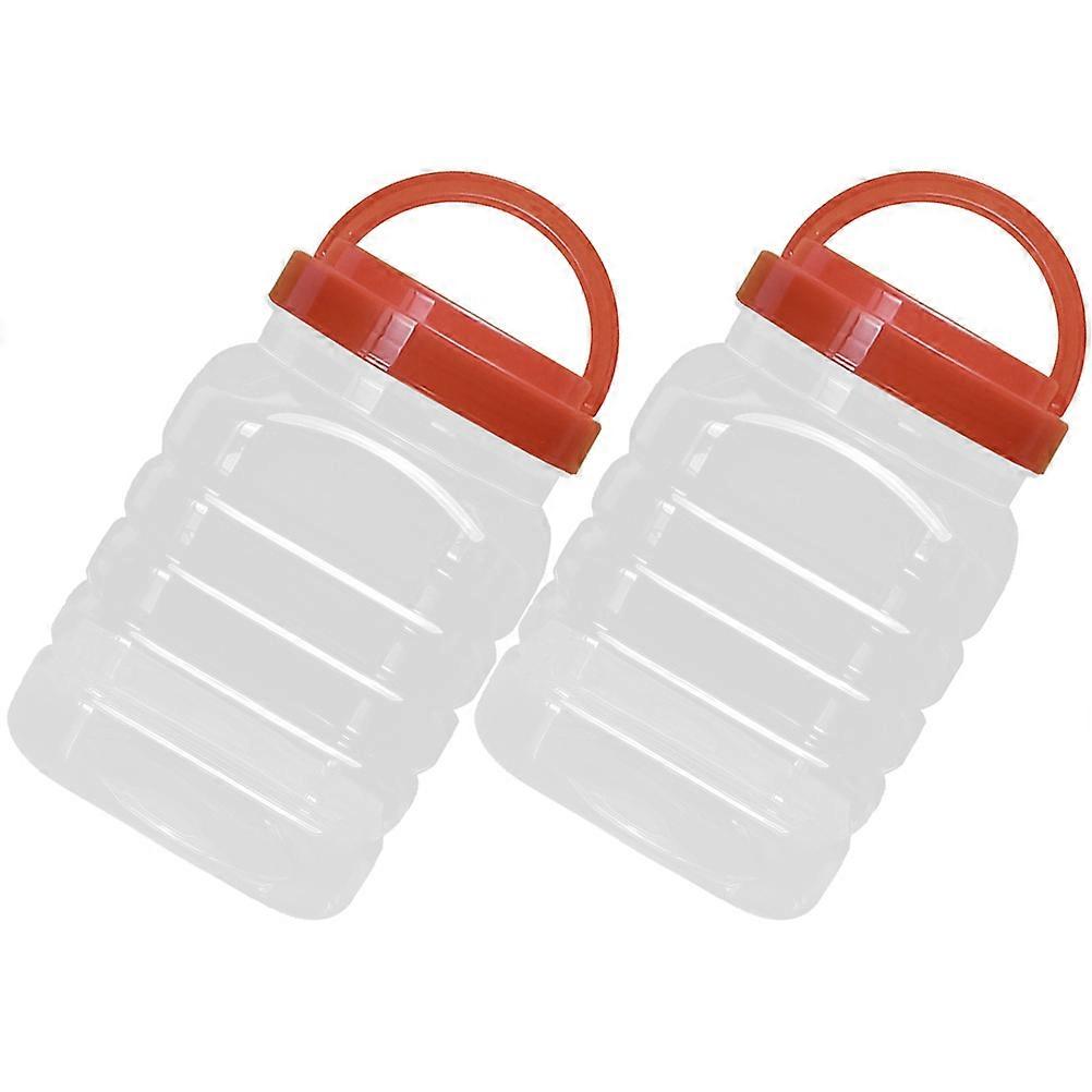 Transparent Square Food Container With Airtight Seal 16X10.5X8.7CM Perfect For Organizing Spices And Ingredients 2Pcs