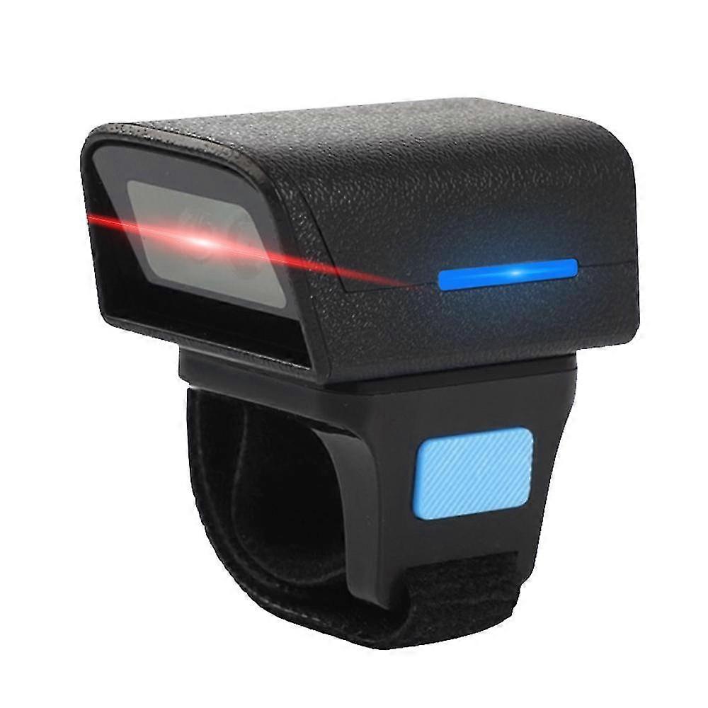 Wearable Ring Type Barcode Scanner USB Wired+2.4G+BT Three-mode Connection Support One-dimensional 2025