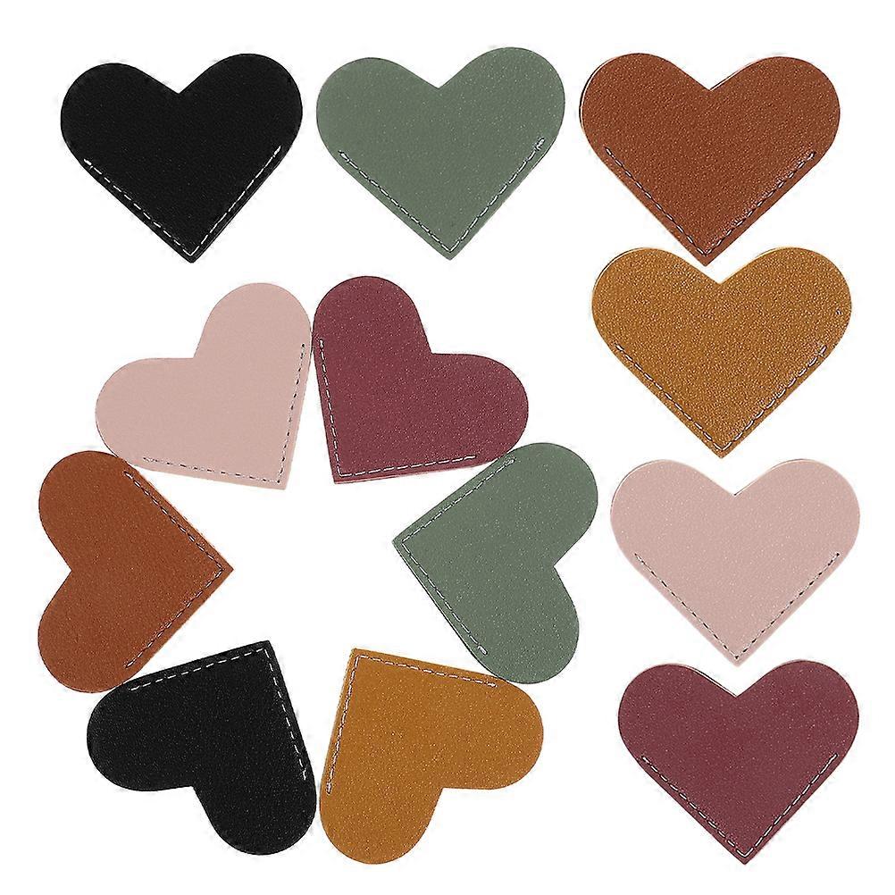 36Pcs Heart Shaped Fake Bookmarks Great For Reading In Vintage Style Suitable For Students And Teachers Mini Size