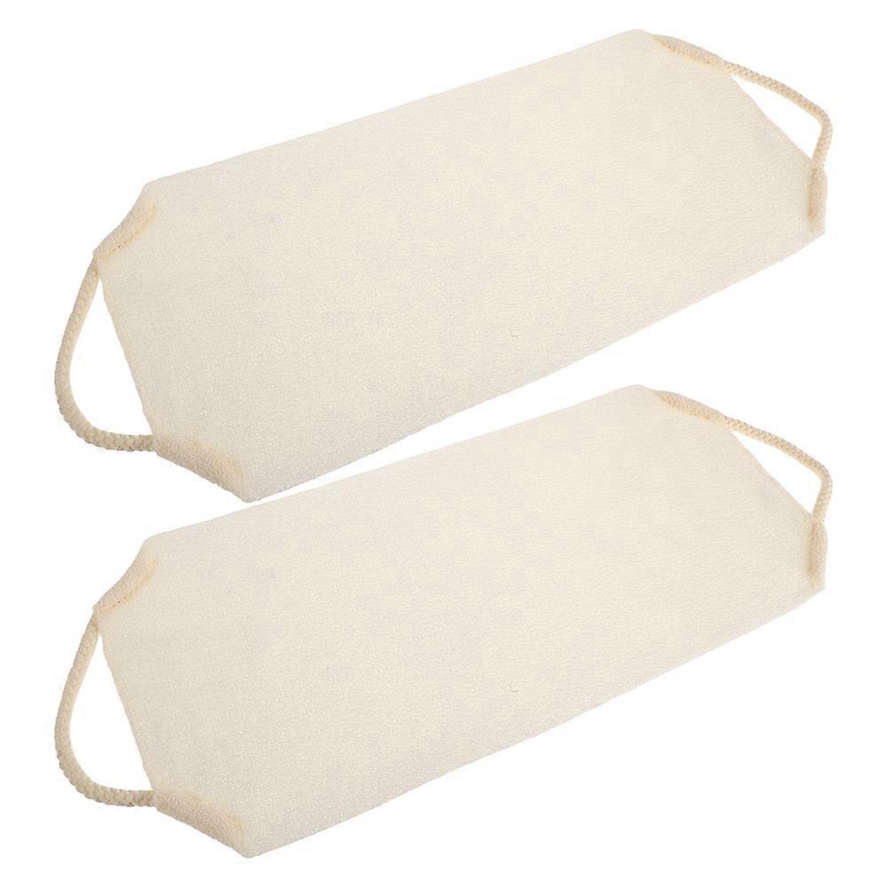 Stretchable Exfoliating Body Scrubber Towel for Bath Use 10Pcs Beige