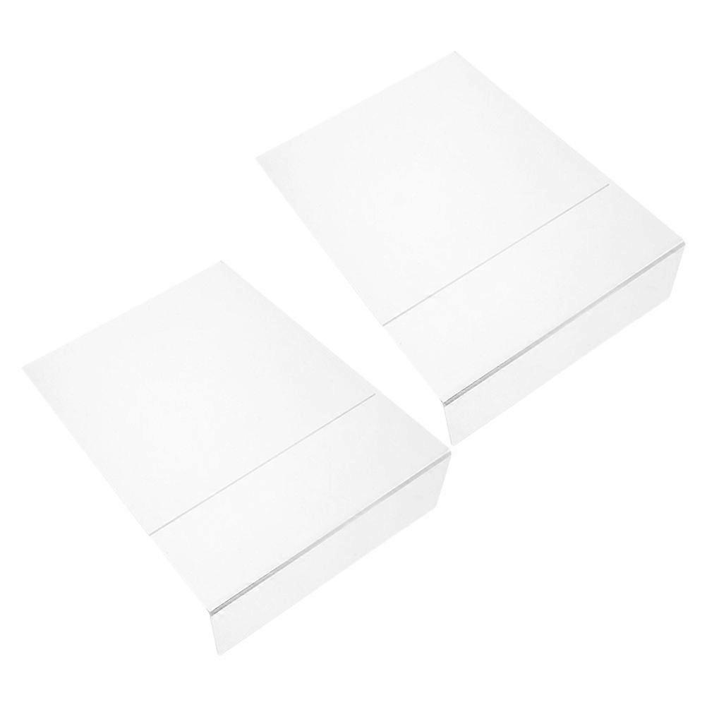 Transparent Acrylic Drawing for Writing with 4Pcs Desktop Rack