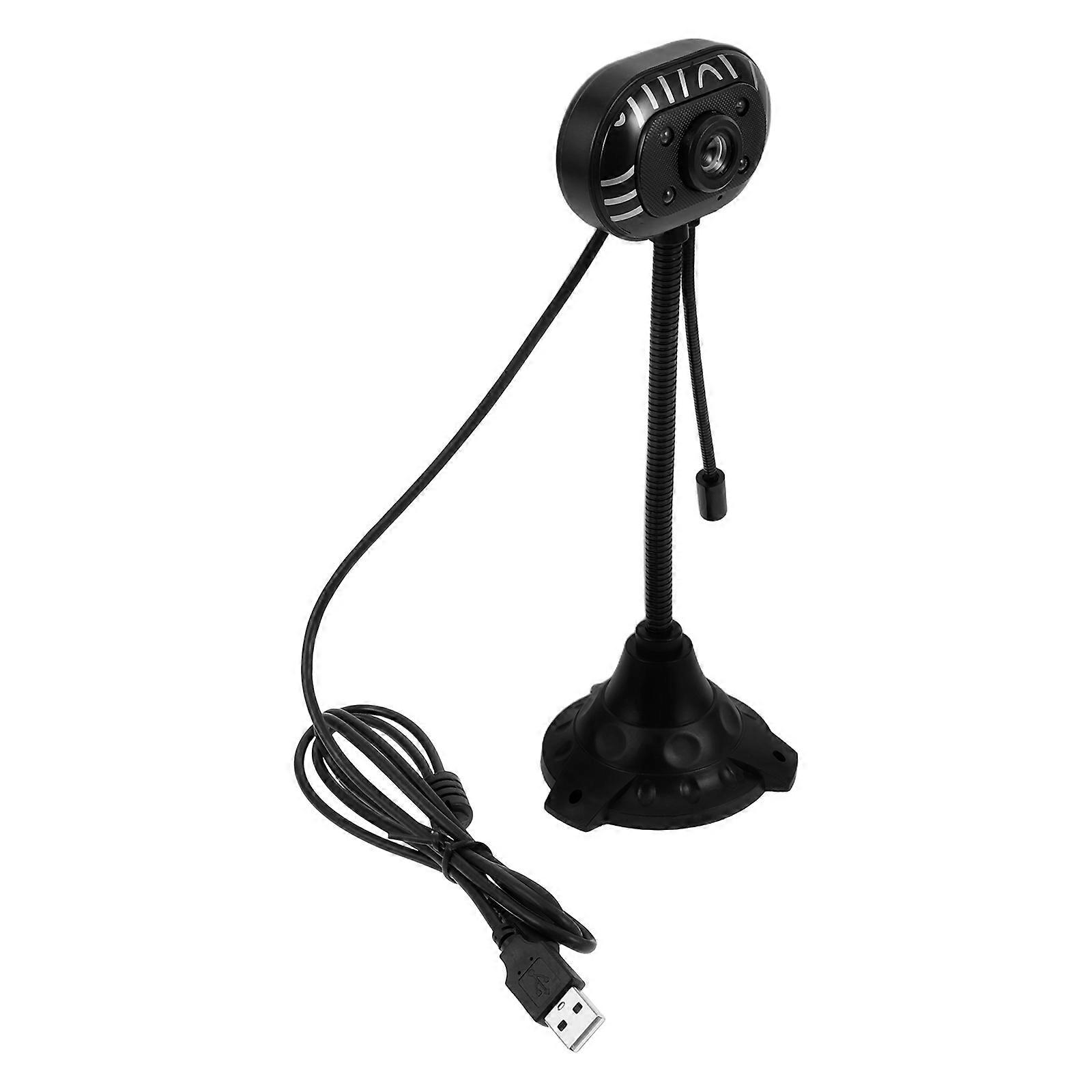 Camera For Computer 4Pcs Noise Reducing Microphone Functionality Designed For Nighttime Video Calls In Low Light Conditions