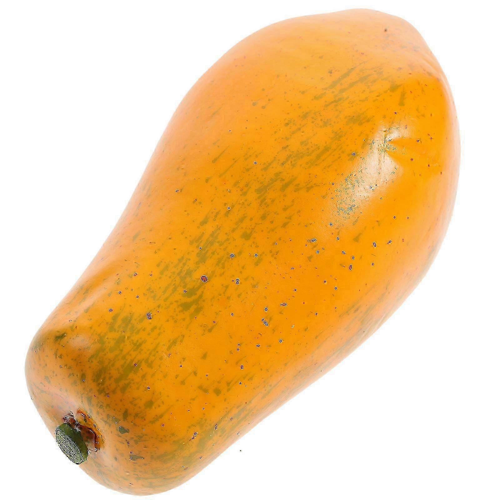 دعامات تصوير البابايا الاصطناعية، ديكور إبداعي، مصممة للأطفال والعائلات، 14.00×6.00×4.00 سم، مجموعة واحدة