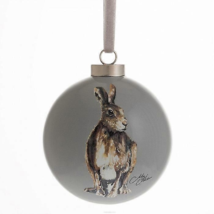 Meg Hawkins Ceramic Hare Bauble