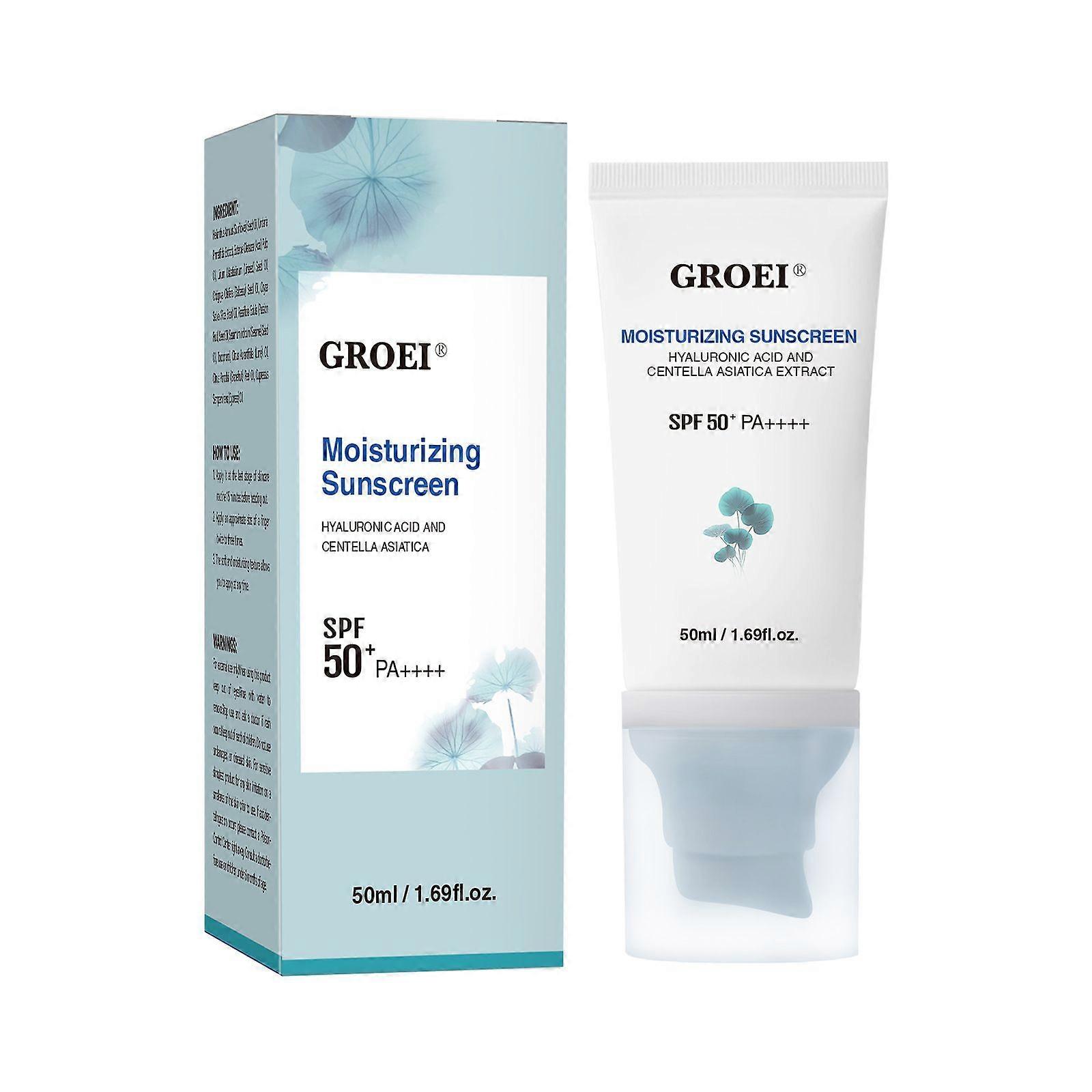 Sunscreen SPF50+ Centella Asiatica Refreshing Moisturizing Anti-sun Aging