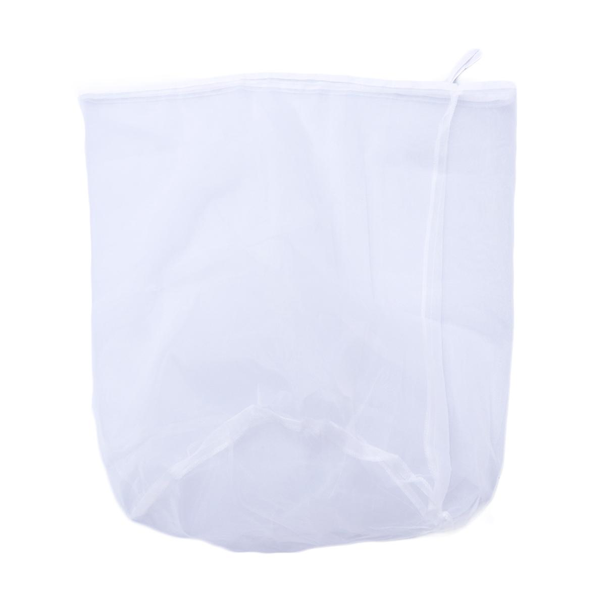 Brew Straining Bag Nylon for Filtering 2Pcs White Fine Mesh Reusable