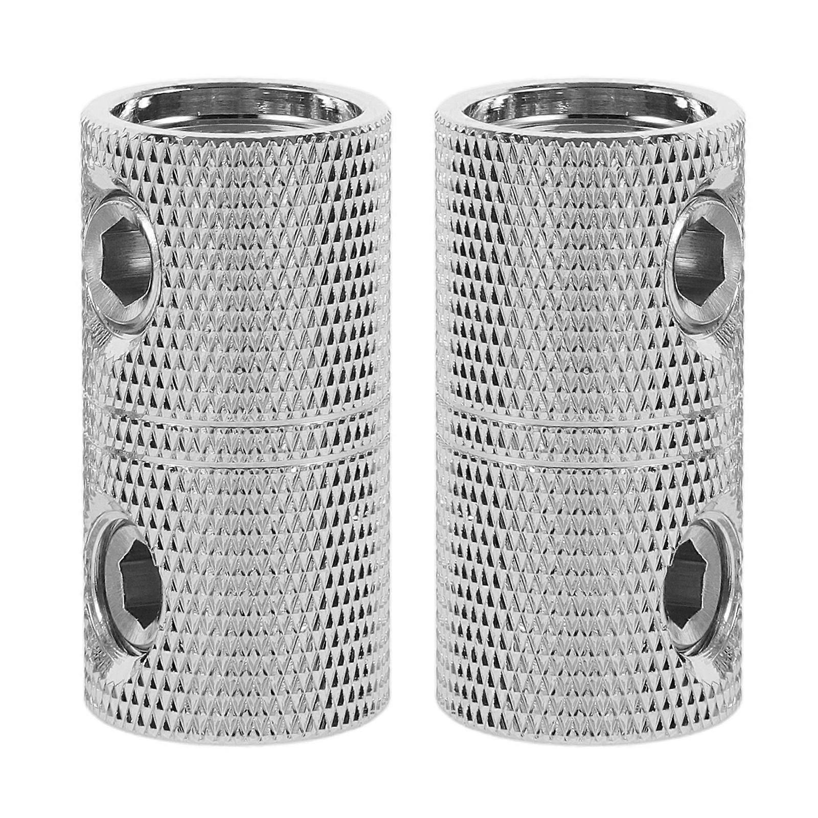 Crimp Wire Connector for Car Use 2Pcs Brass Audio Terminal Butt Connectors