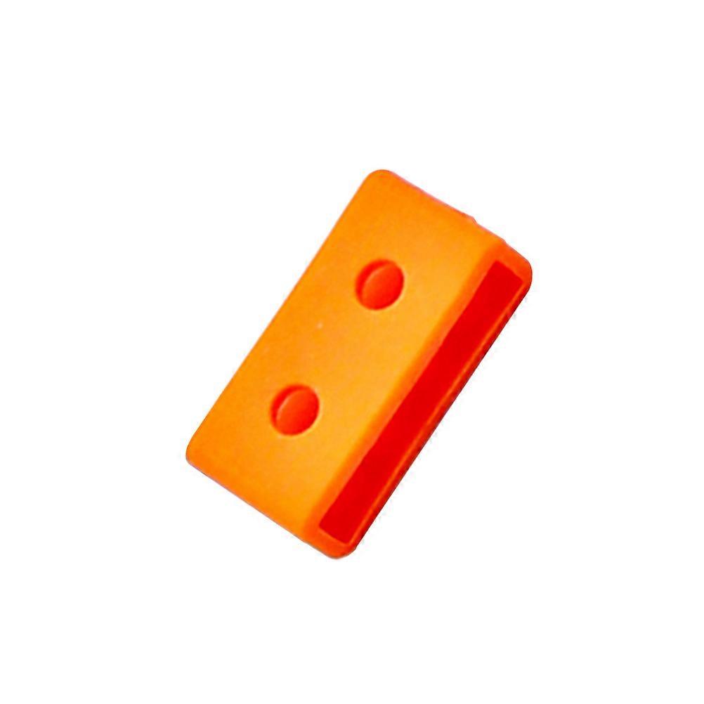 Watch Band Accessories Silicone Replacement Strap Loop for 4Pcs Orange