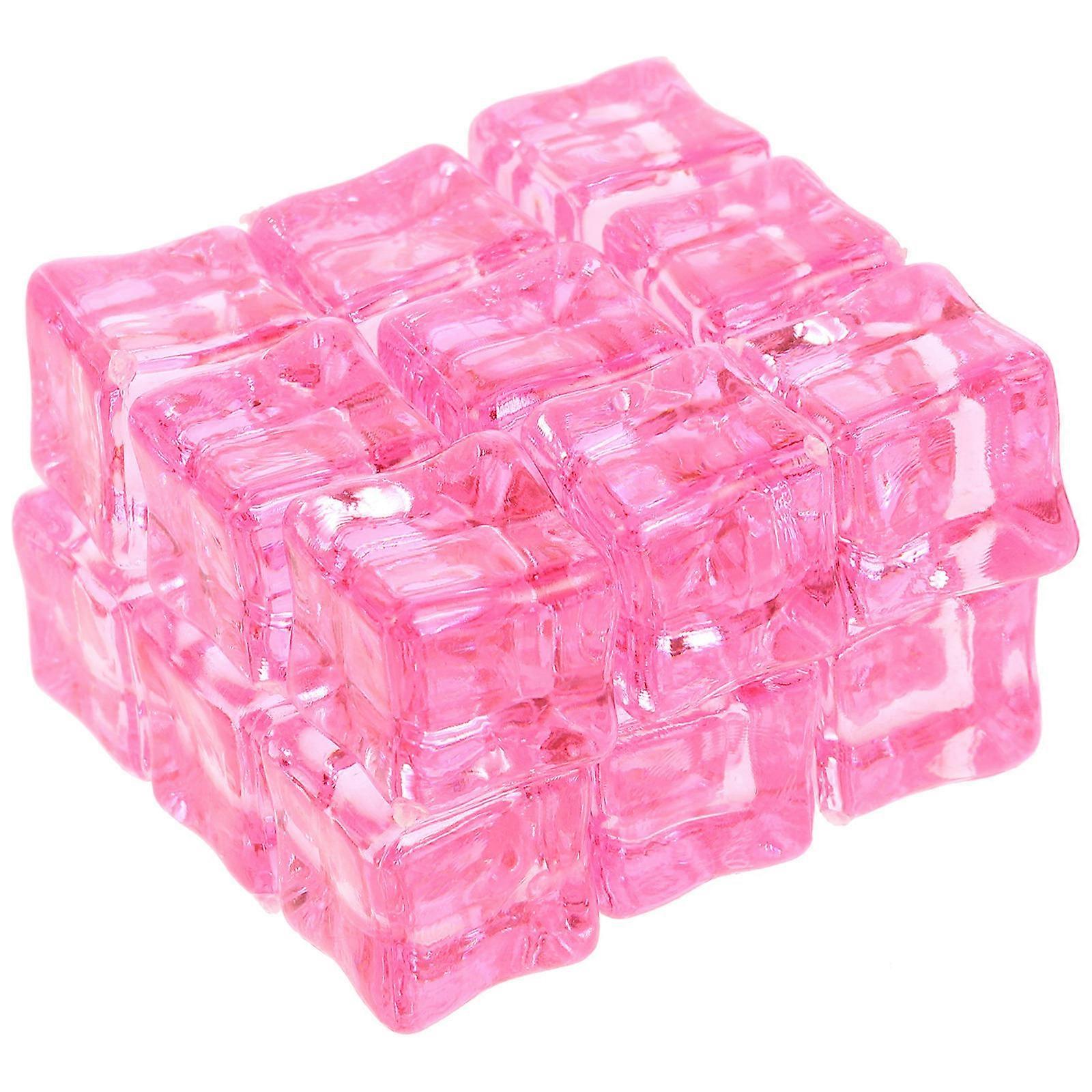 Plastic Ice Cubes Reusable Ice Cube for Washable Use 200Pcs