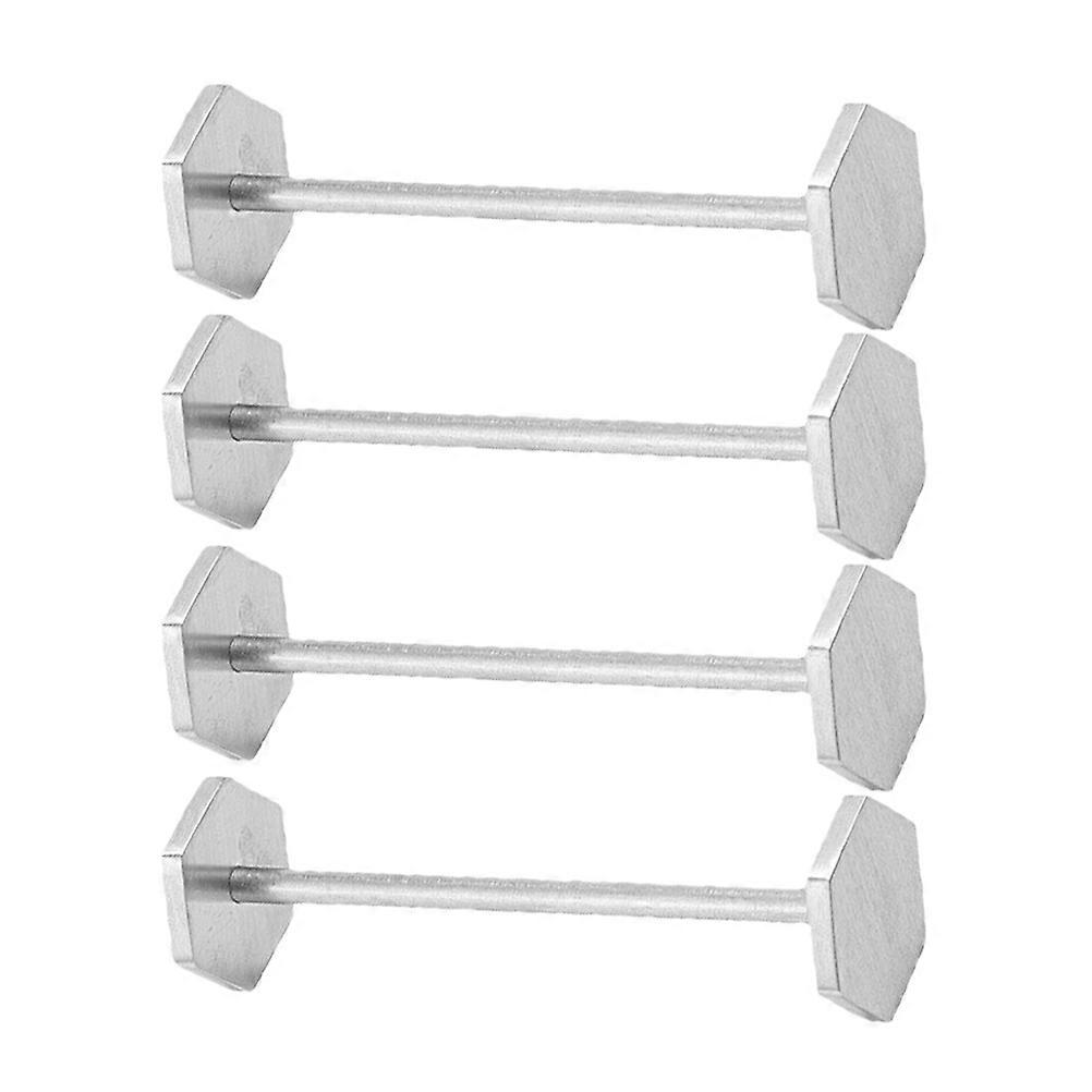 Stainless Steel Chopsticks Holder for Tableware Use 4Pcs Metal Chopsticks Rests