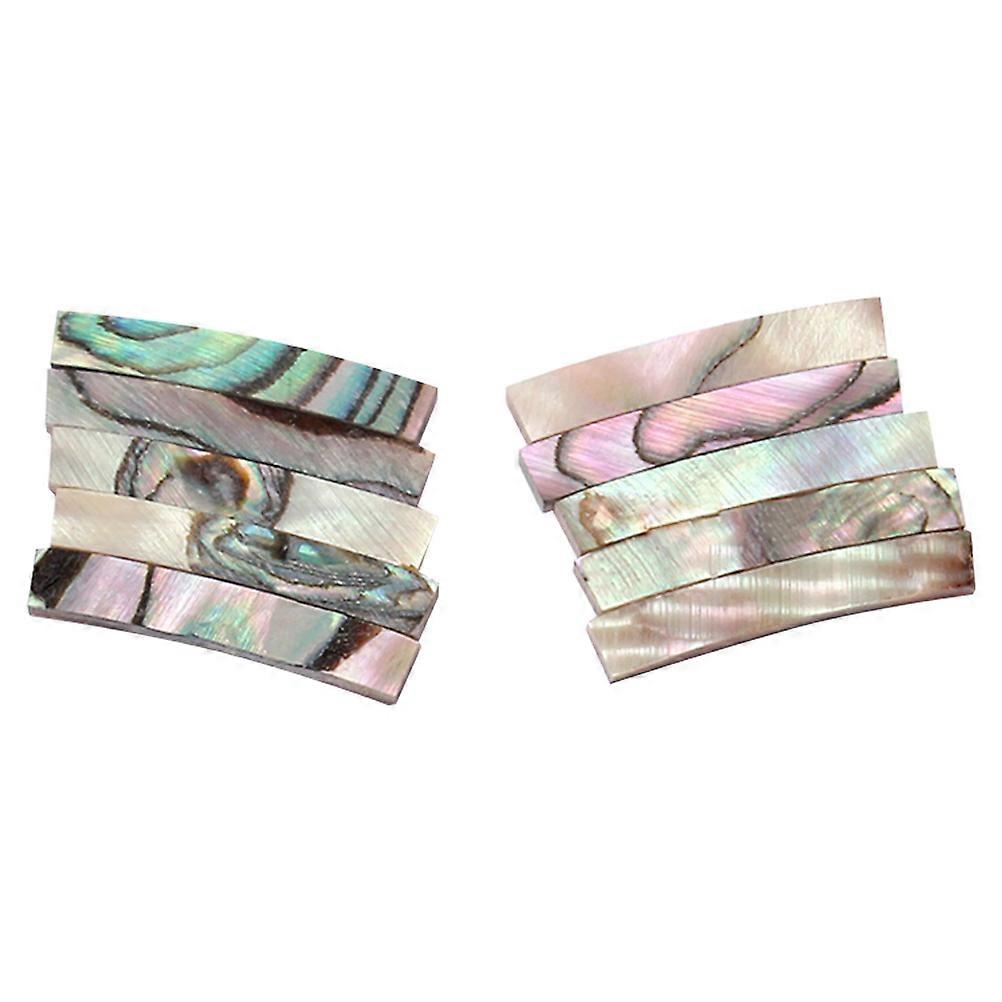 Abalone Shell Binding Strip for Guitar 20Pcs Colorful Body Inlay Set