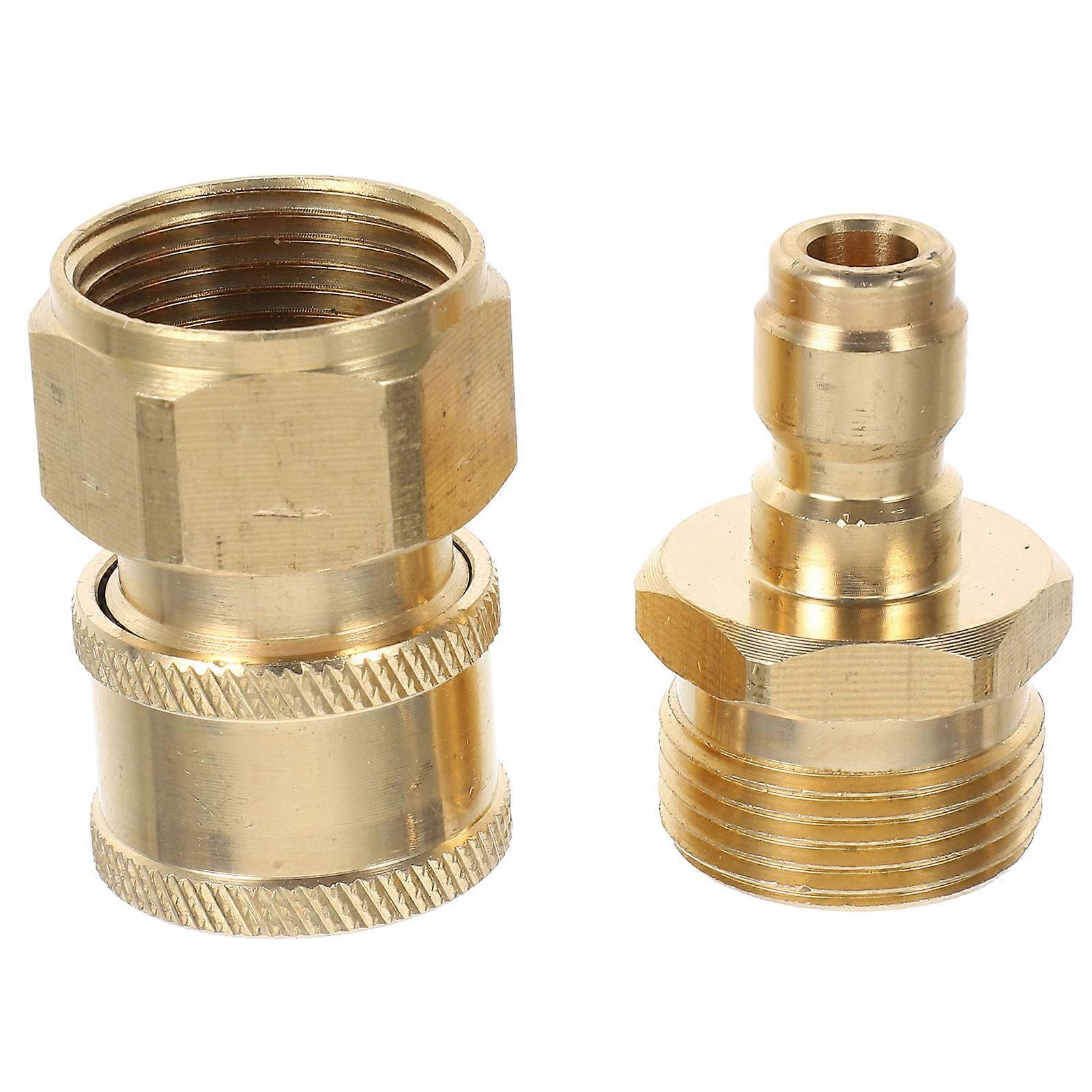 Brass Pressure Washer Adapter Set for Connector 3Pairs Quick Connect Kit