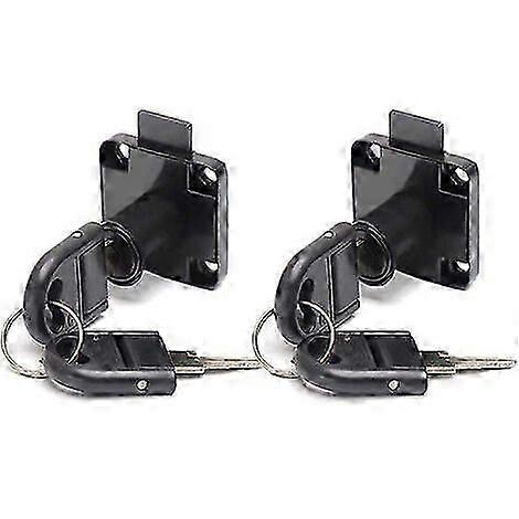 2 Pieces Office Drawer Lock, for Cupboards, Drawer, Cabinet, Mailbox, Drawer