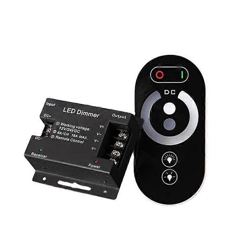 LED Touch Dimming Controller 6 Keys Wireless Remote Control 12-24V