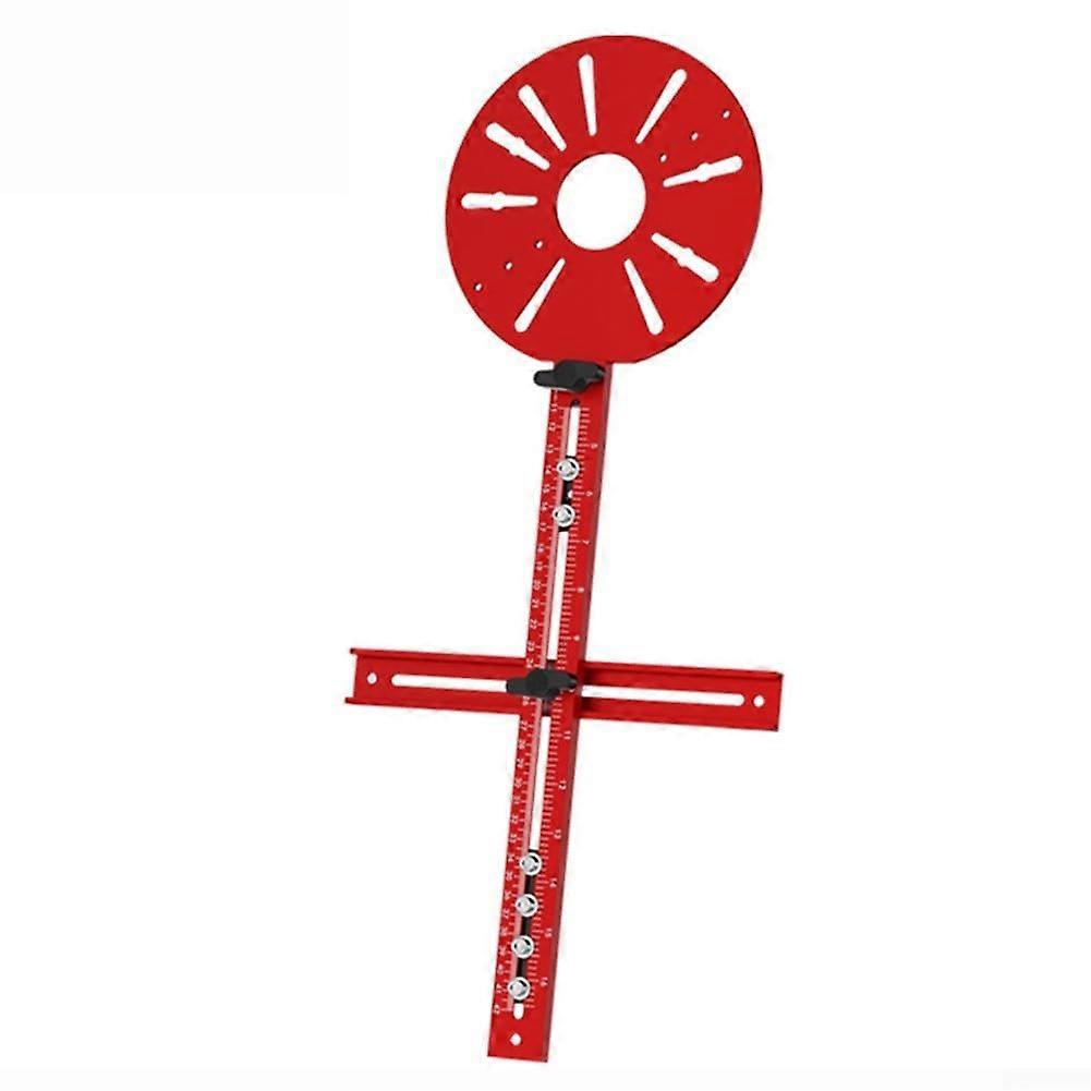 Aluminum Alloy Woodworking Milling Tool MultiHole Fixed Chassis For Precision Tasks CNC Compatible Milling Jig