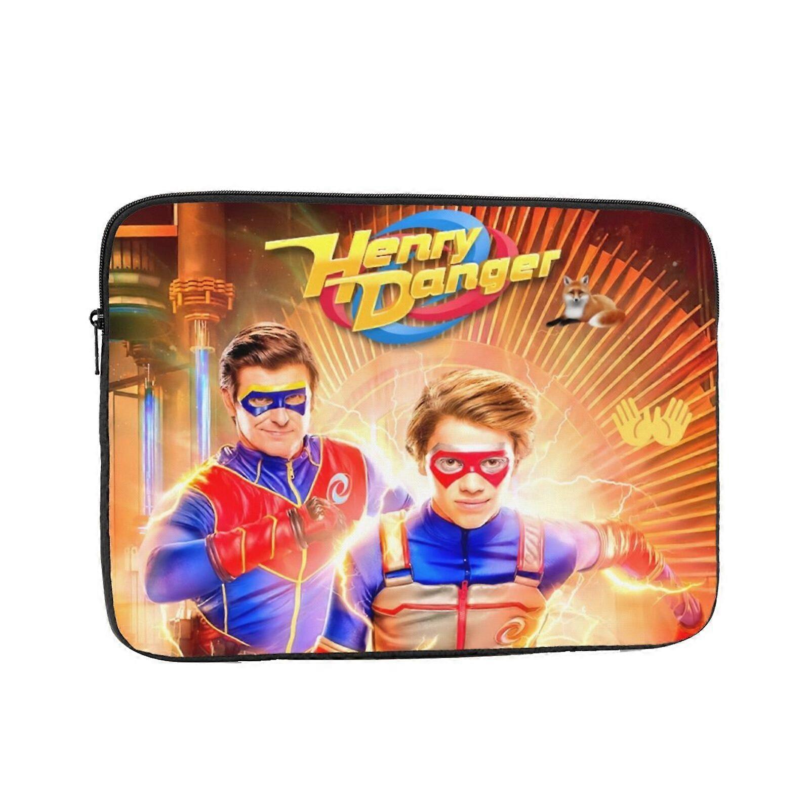 Capa para laptop Henry Danger, capa protetora à prova de choque para notebook com bolso para acessórios, capa para pasta, 10, 12, 13, 15, 17 polegadas
