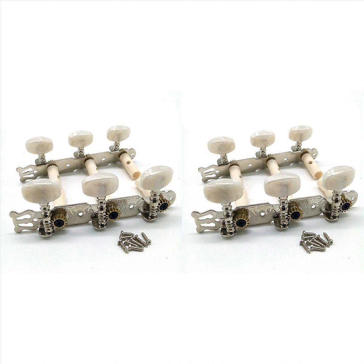 One Set of Classical Guitar Tuning Keys Pegs Machine Heads String Tuning Pegs for Classic Guitar Acc
