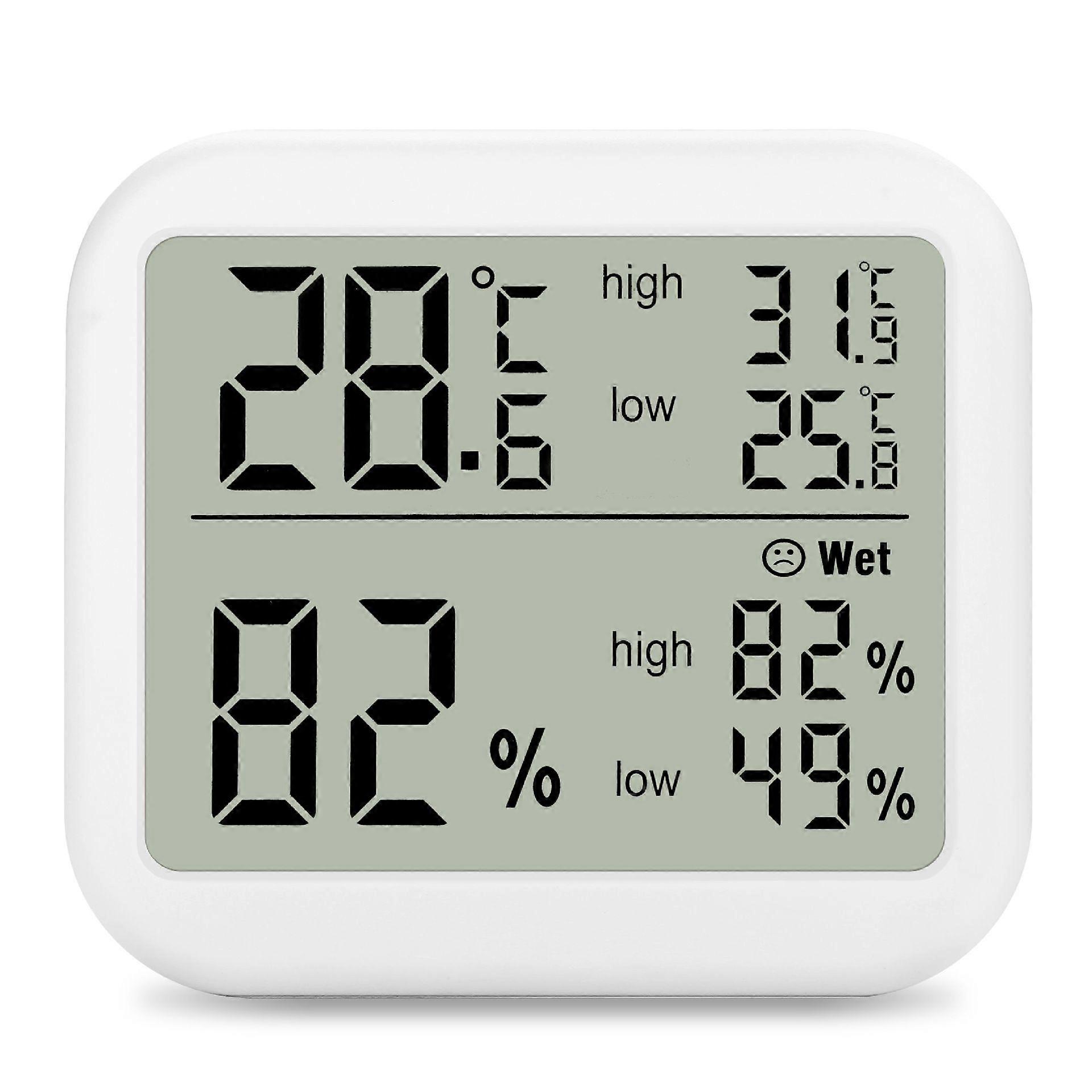 Large screen temperature and humidity are stored on the same screen thermometer