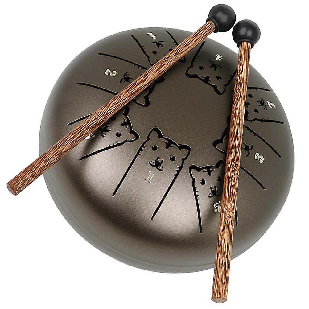 Beginner Steel Tongue Drum 2Sets Multi Color Percussion Instrument