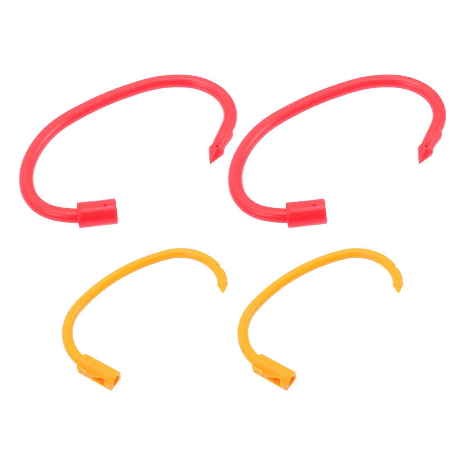 4Pcs Nylon Cow Nose Ring for Cattle Traction Durable Livestock Tool
