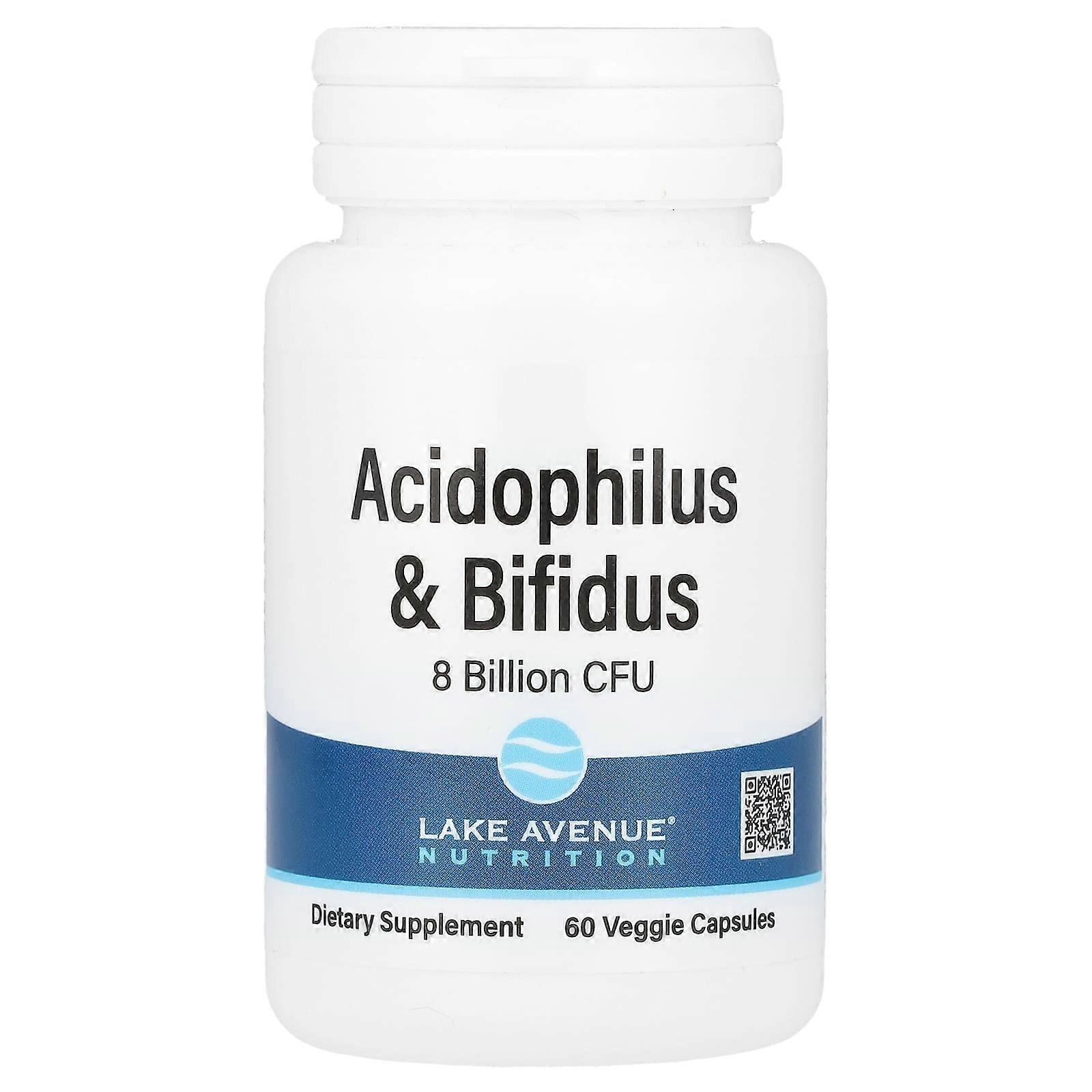 Acidophilus and Bifidus, Probiotic Blend, 8 Billion CFU, 60 Veggie Capsules