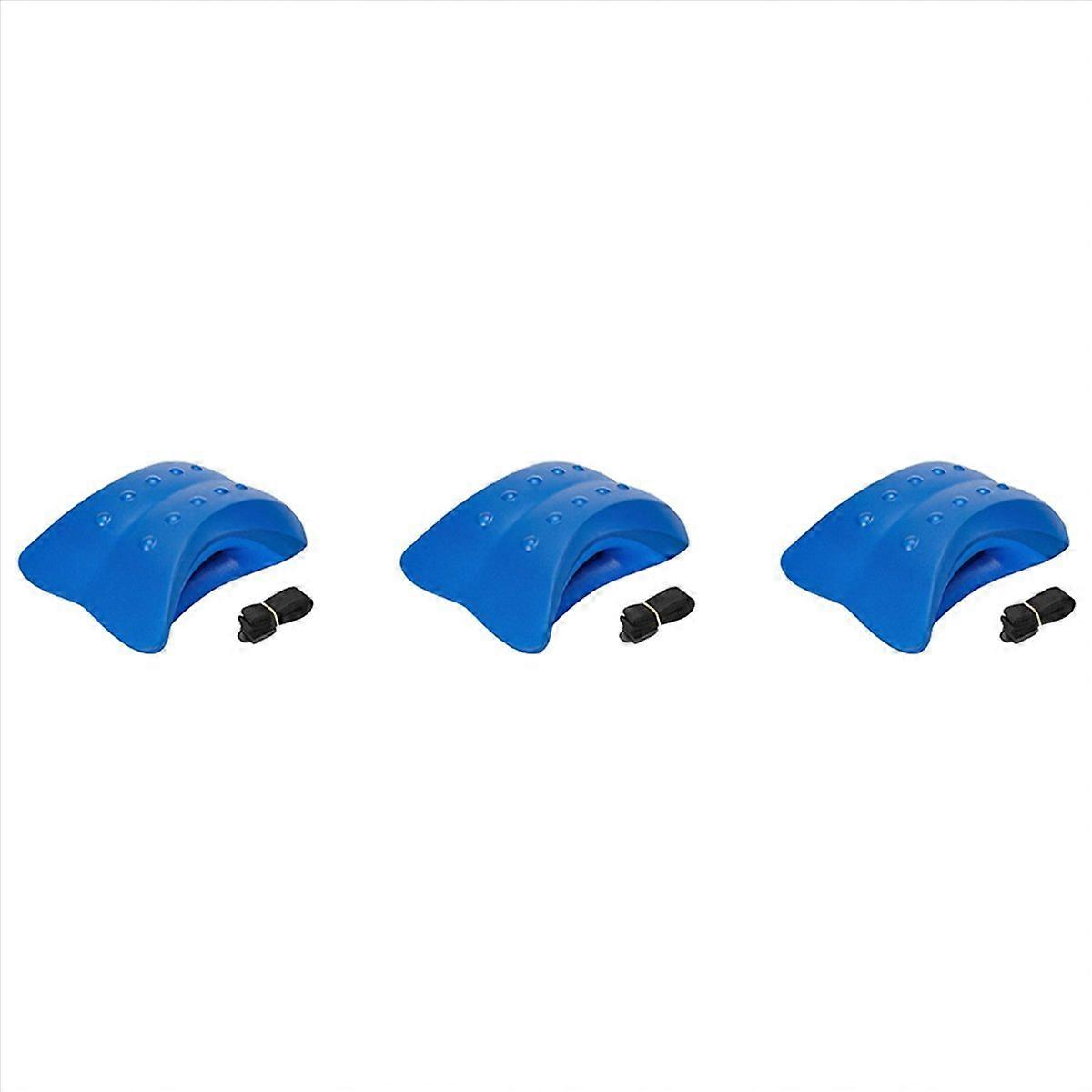 Lumbar Support Device, Lumbar Traction Cushion Blue