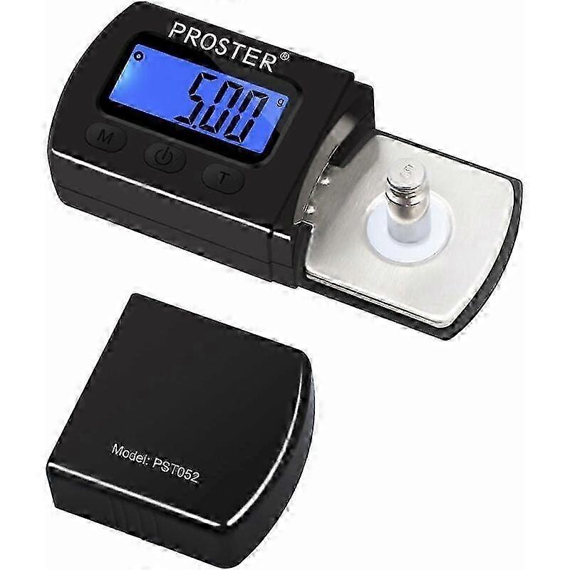 Mini Digital Turntable Cell Scale Tone Scale High Precision Needle Strength Tester 0.01g with Backlit LCD Display Screen 25-26s