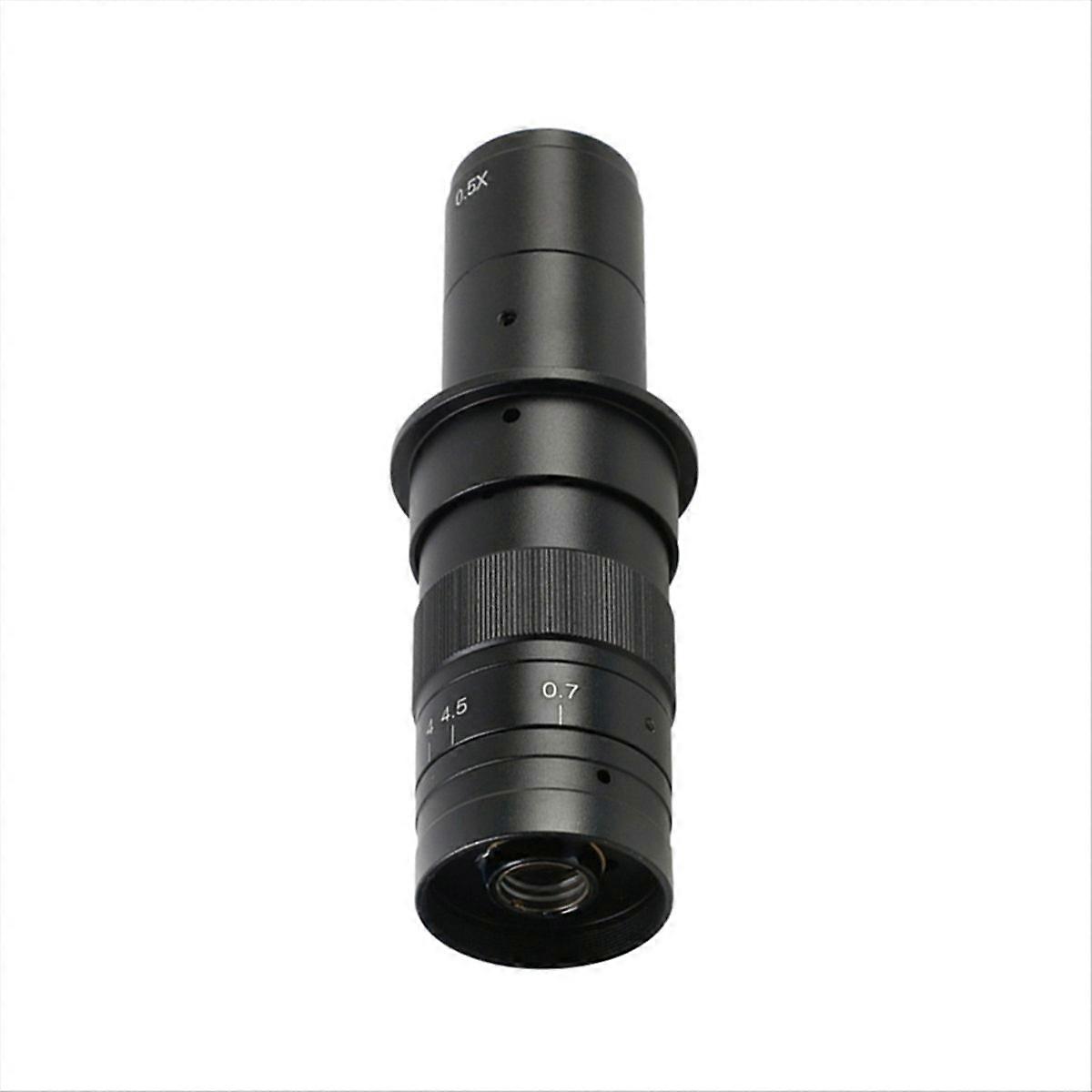 Objectif zoom 180X monture C 0,7X-4,5X pour caméra de microscope industriel USB