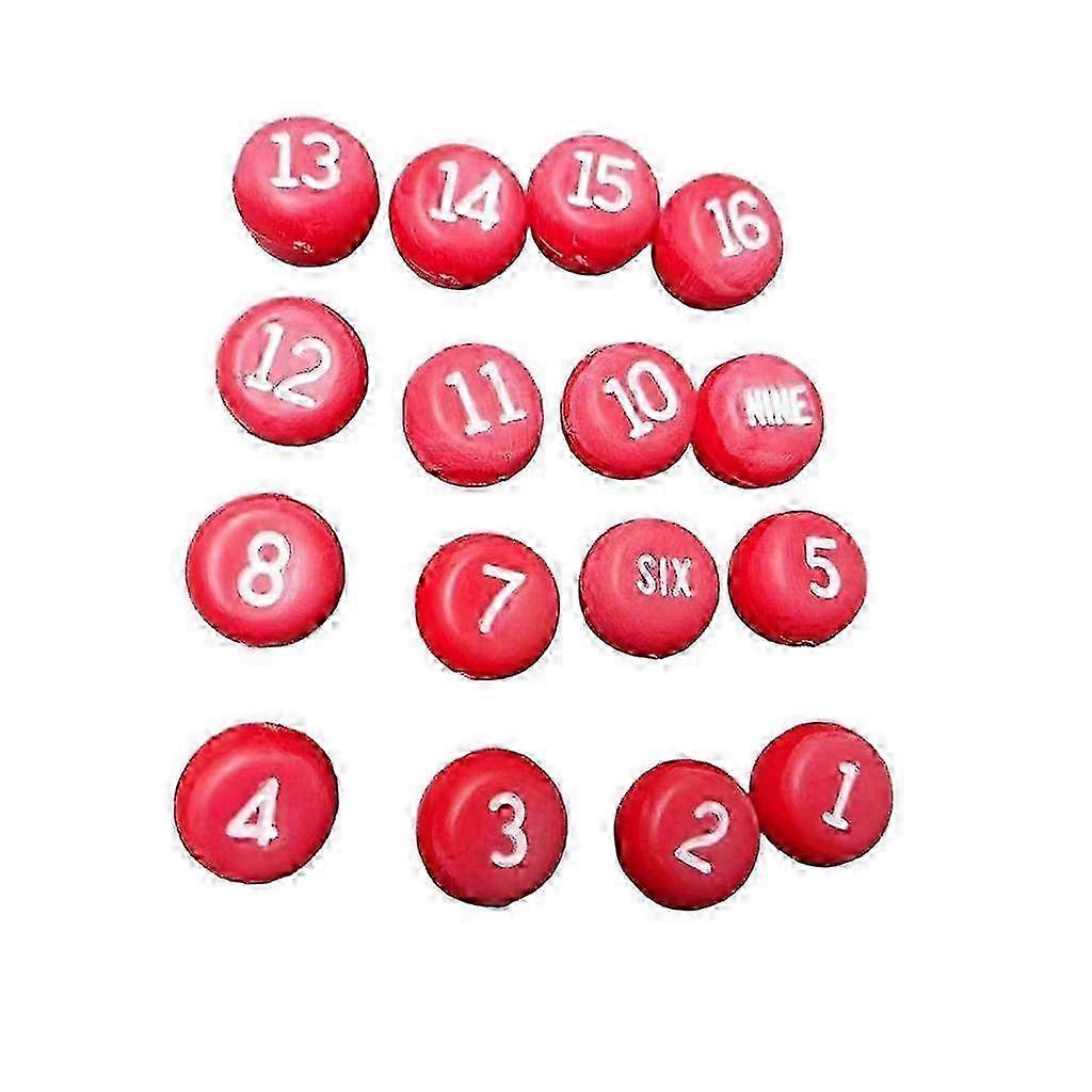 Hot Tally Balls Billiards Number Dice for Kelly Pool Pea Pool Billiard Hall Room