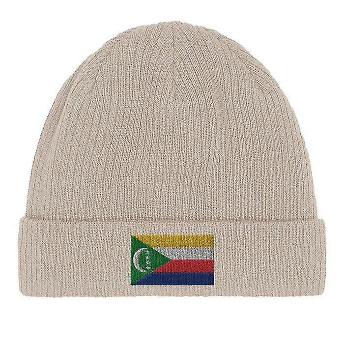 Beige Comoros Flag Beanie
