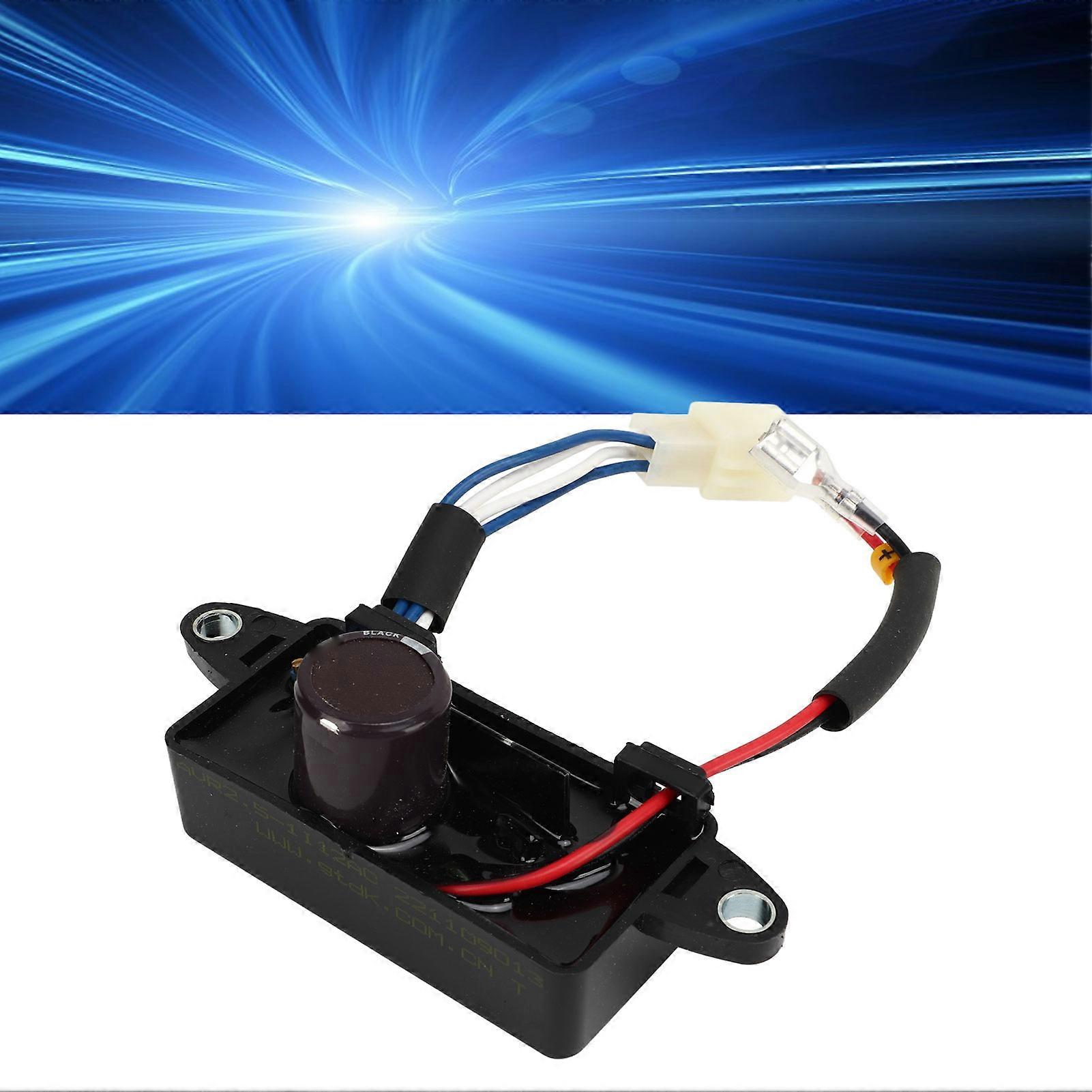 Automatic Voltage Regulator Rectifier Single Phase 6 Wire Genset Parts for 1‑3kw Gasoline Generator 250V 220UF