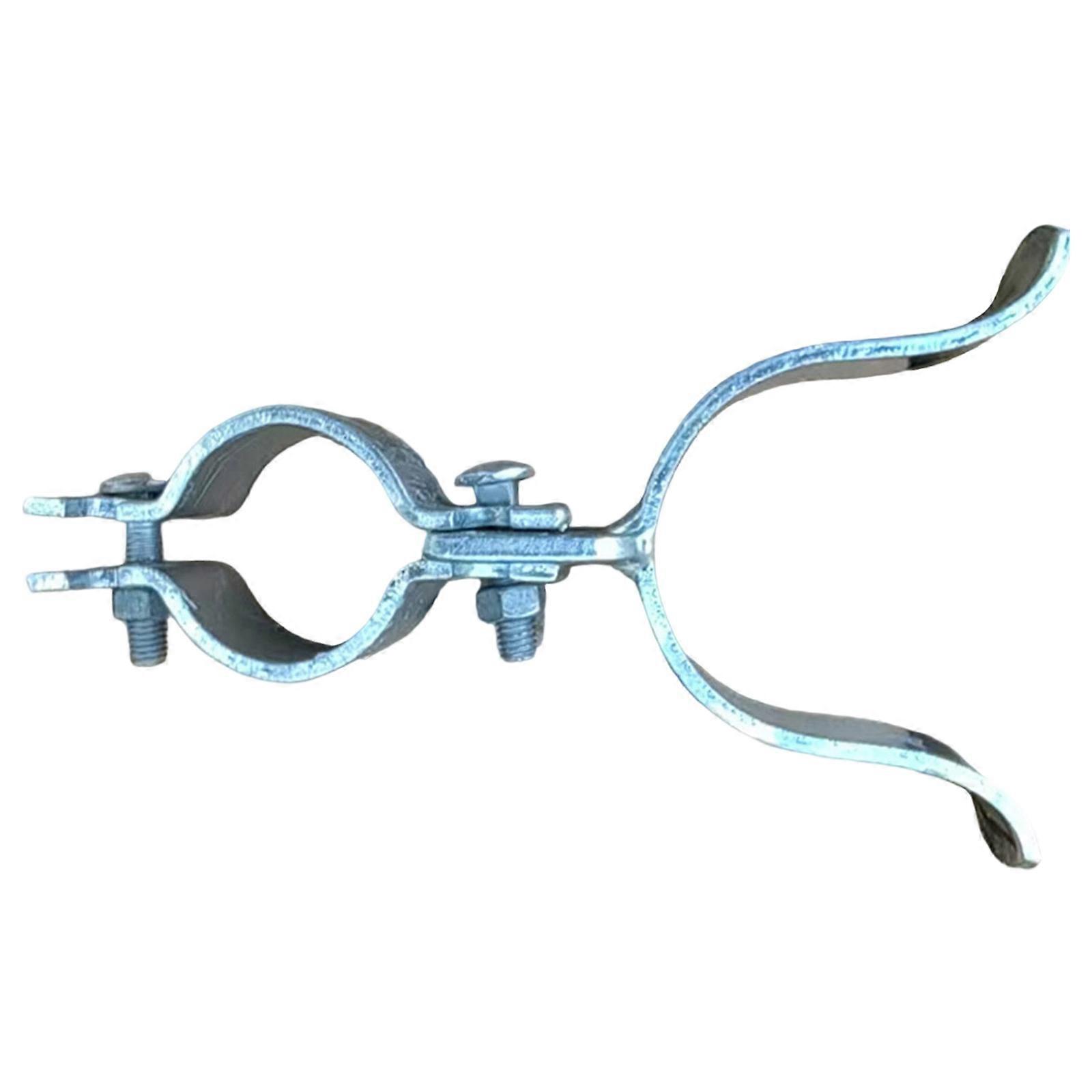 Secure Galvanized Fence Latchwa Heavy Type Rusts Proof Gatea Lock With Padlock Hole For Enhances Safety  Silver