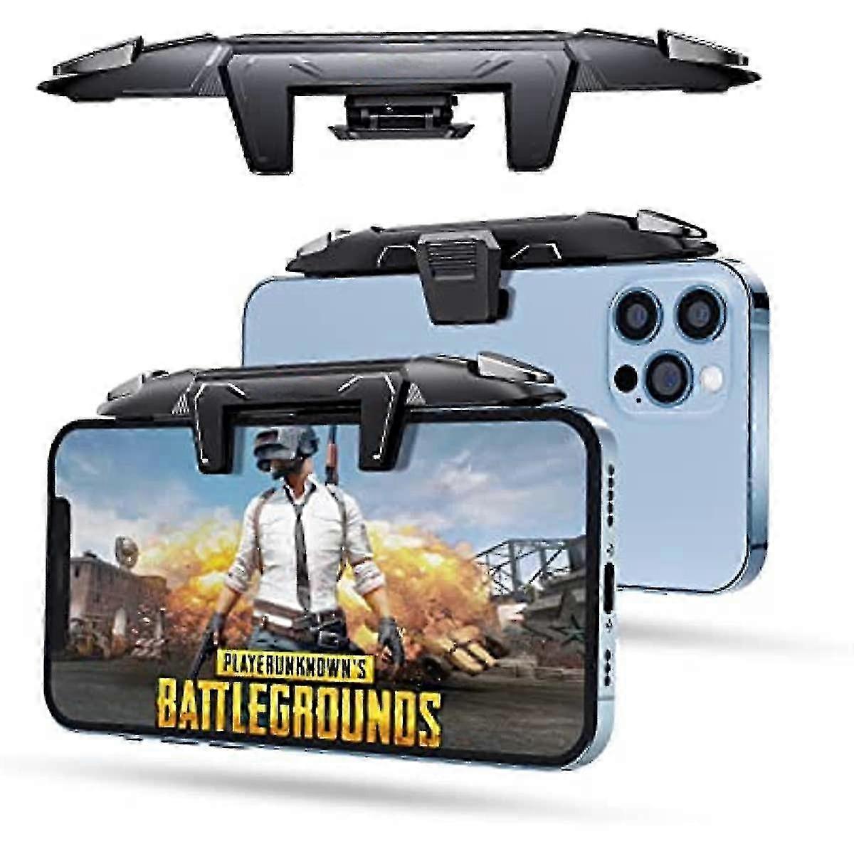Dual Button Mobile Gaming Controller for PUBG Fortnite Shooters