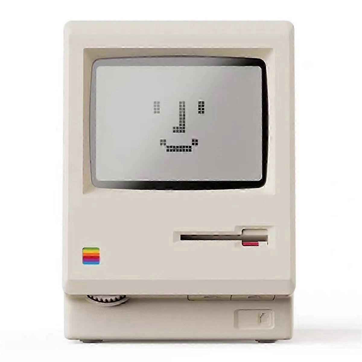 New Maclock Retro Clock Creativity Alarm Clock Student Specific Wake Up Artifact Desktop Decor Computer Keyboard