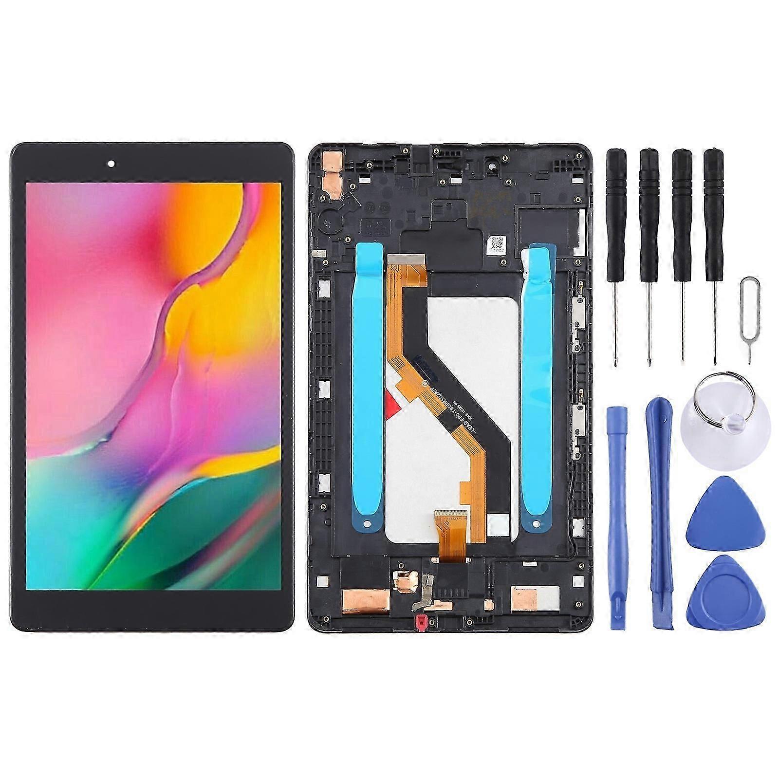 For Samsung Galaxy Tab A 8.0 2019 SM-T290 WiFi Edition COMPATIBLE LCD Screen Digitizer Full Assembly with Frame