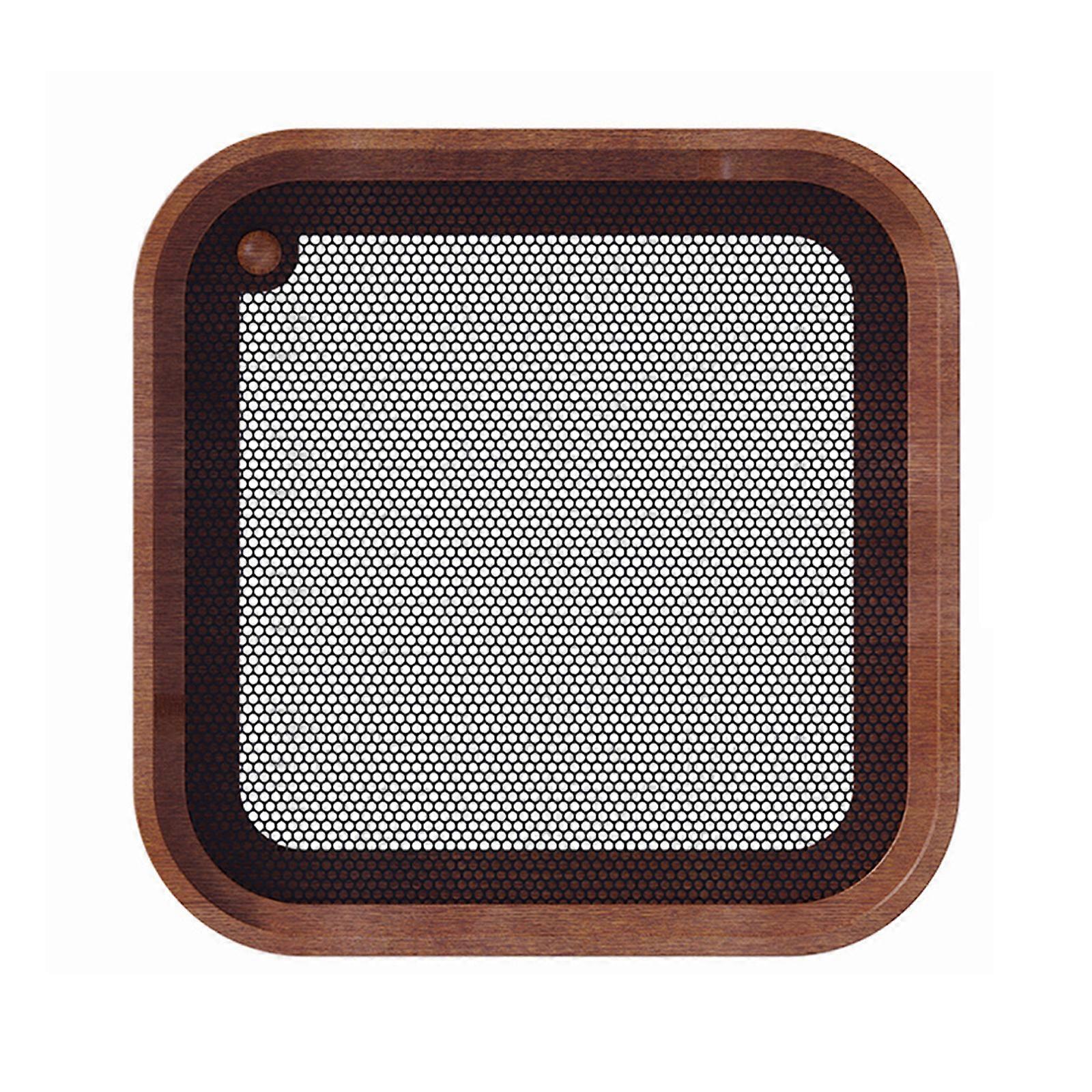 Wooden Stand for Natural Wood Grains Enhanceds Airflows Dust Filter Secure AntiSlip Base Multicolor