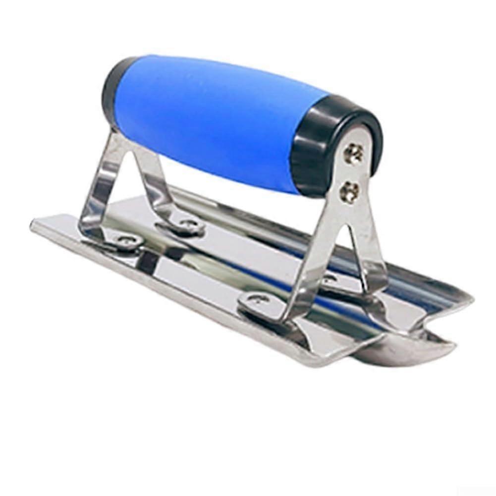 Stainless Steel Plastering Trowel For Limeboard, Concrete And Drywall With Ergonomic Plastic Handle 182x78mm/152x75mm