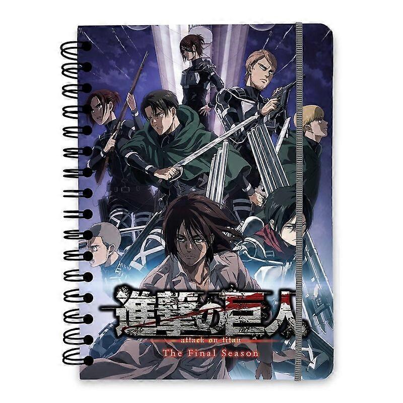 Attack on Titan A5 Notebook with blank pages for sketching